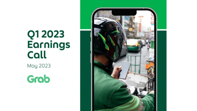 Grab — Q1 2023 Earnings Call investment banking deck cover