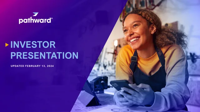 Pathward Financial — Investor Presentation investment banking deck cover
