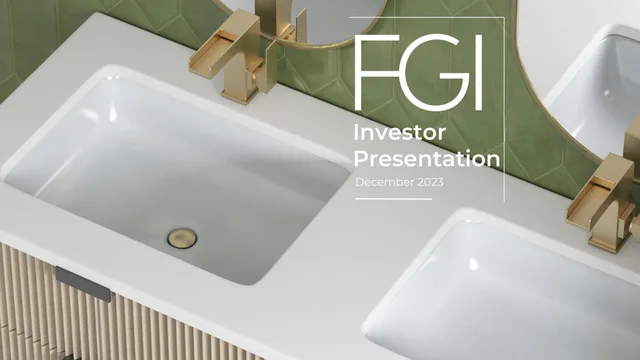 Fgi Industries — Fgi investment banking deck cover