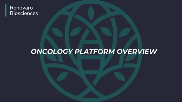 Enochian Biosciences — Oncology Platform Overview investment banking deck cover