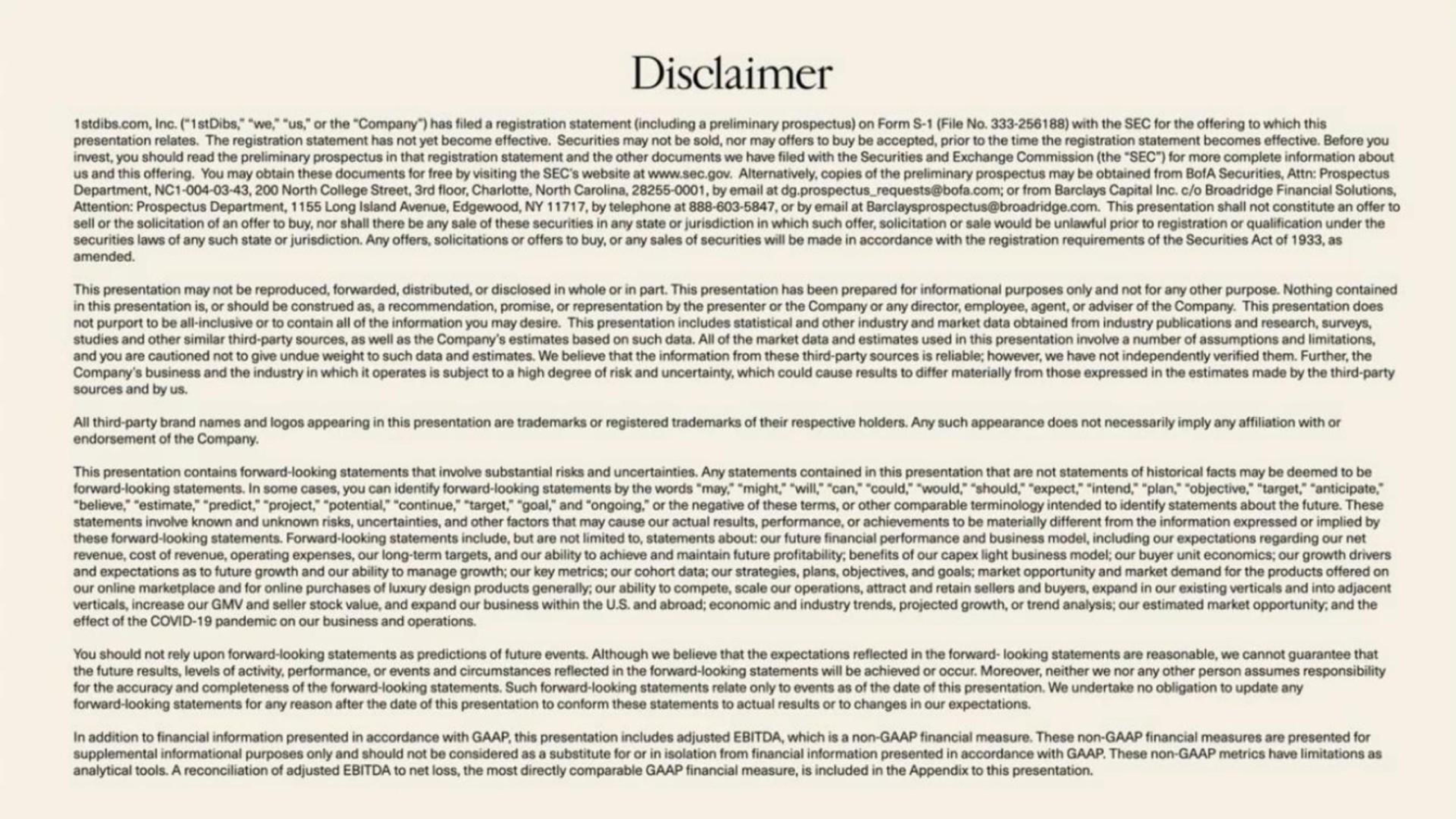 Text slide 6 from 1stdibs