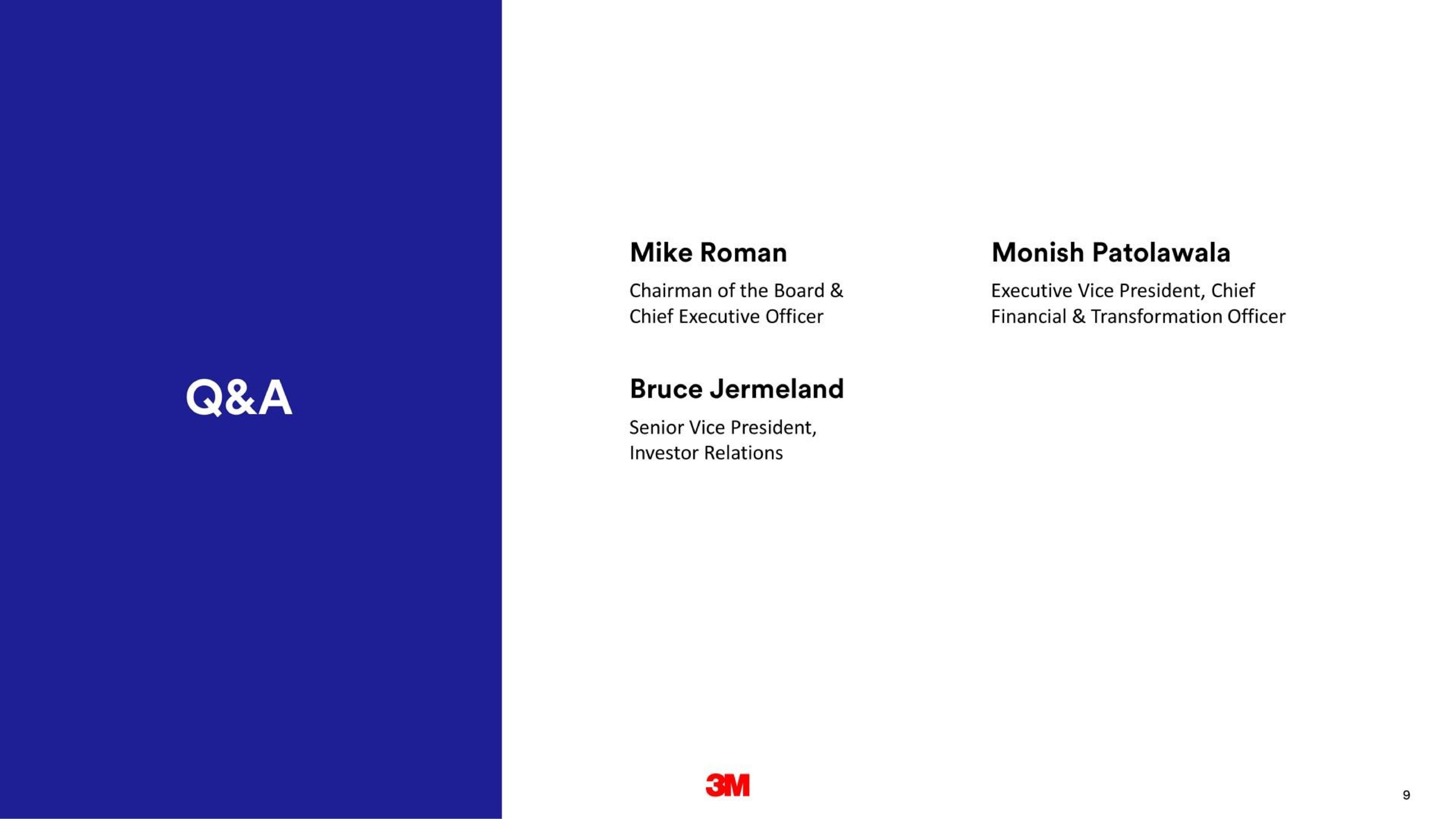 Team slide 9 from 3m — 2021 Fourth Quarter Earnings