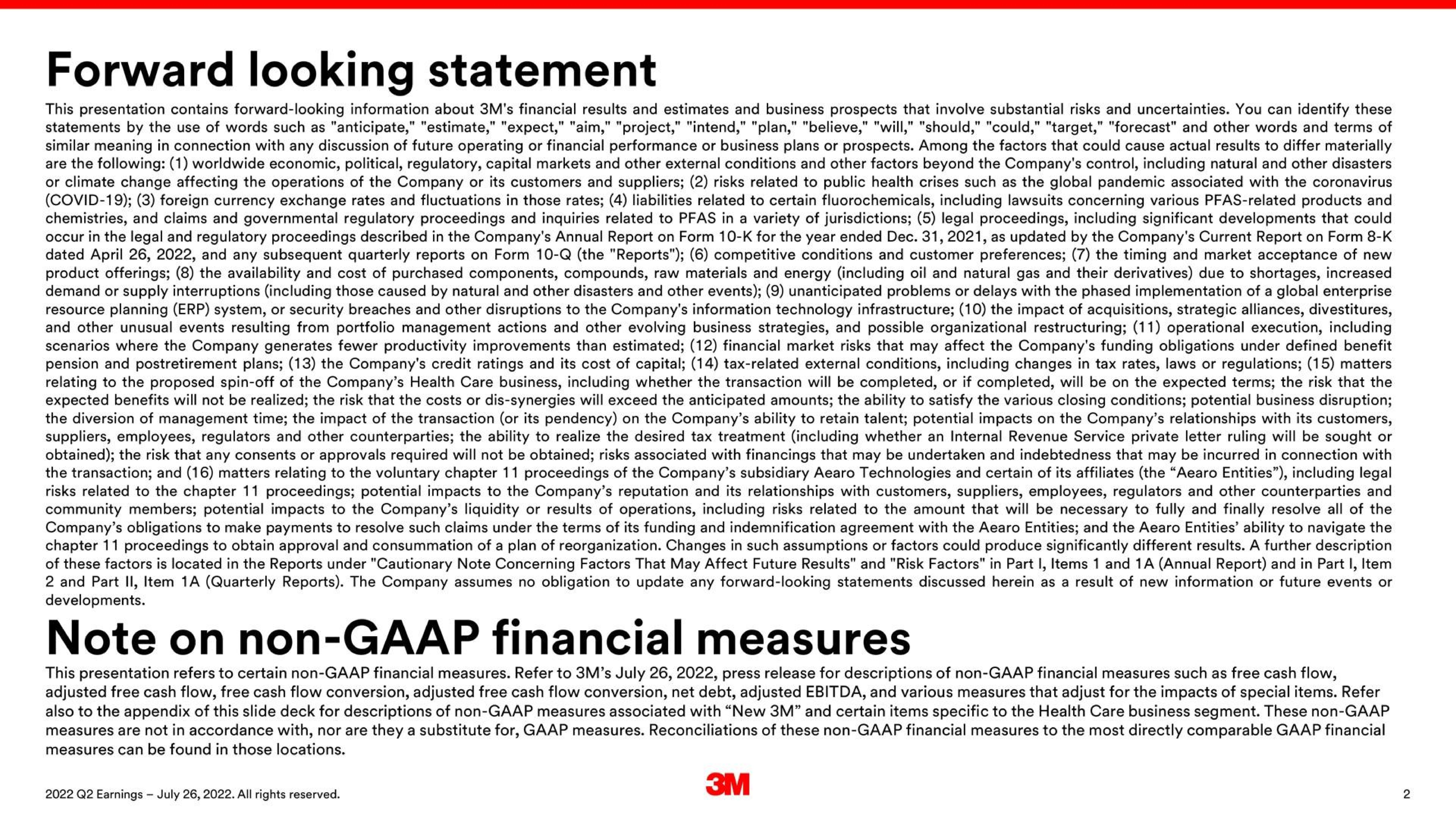 Text slide 2 from 3m — Delivering Performance, Driven by Purpose