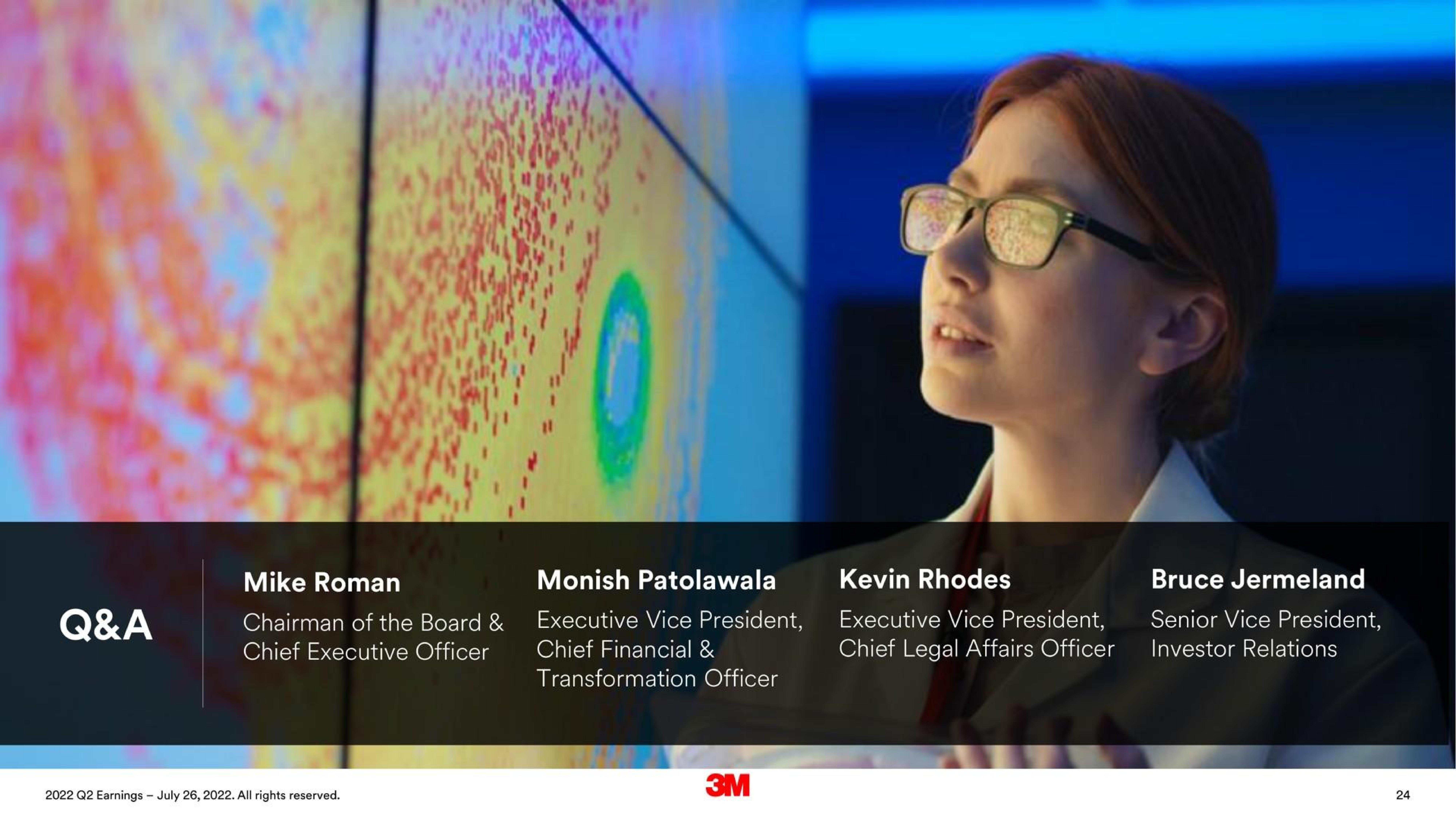 Team slide 24 from 3m — Delivering Performance, Driven by Purpose