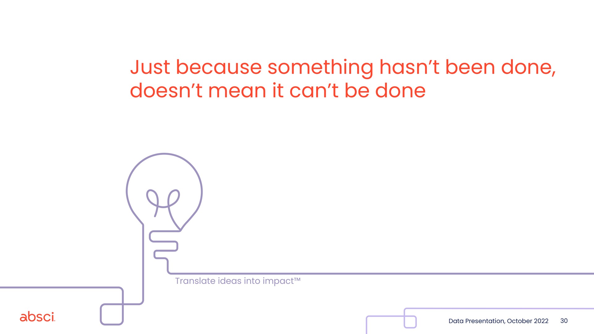 Quote slide 30 from Absci — Title Slide