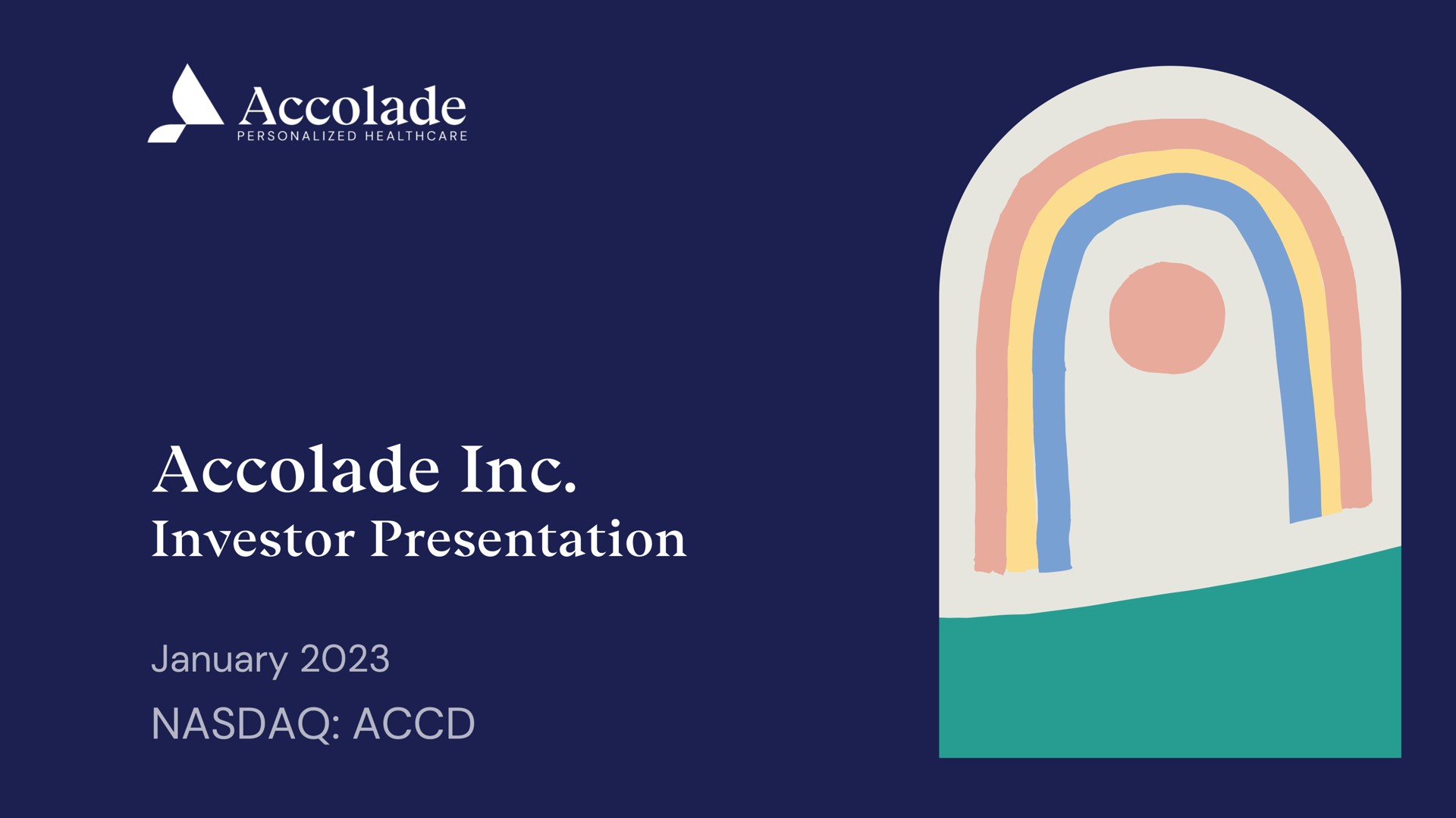 Accolade — Accolade Inc. Investor Presentation investment banking deck slide