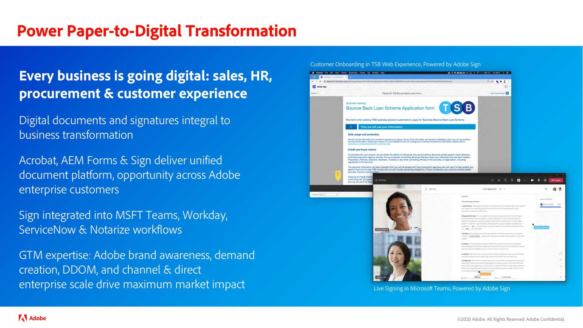Case Study slide 19 from Adobe — Adobe Financial Analyst Meeting