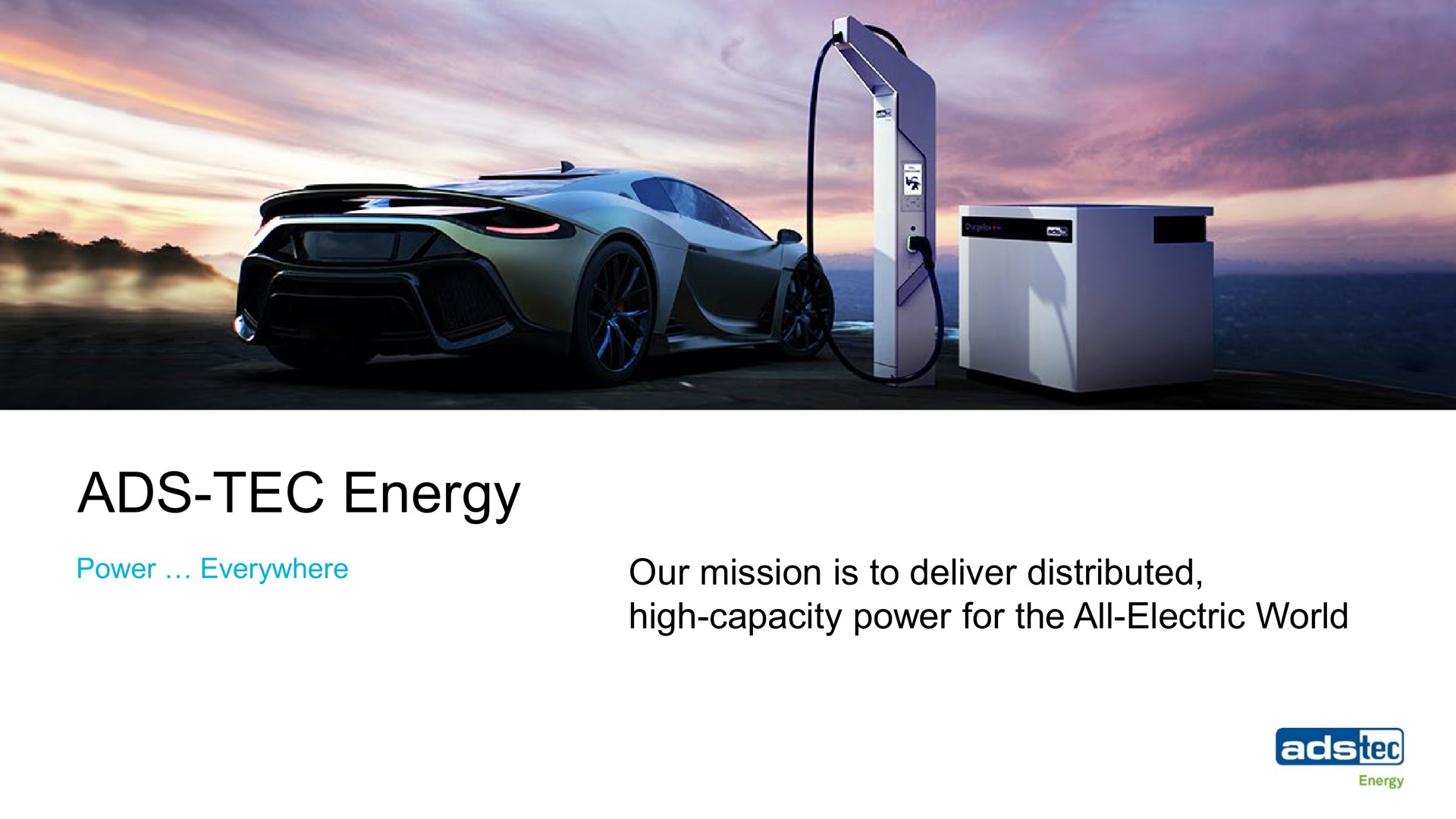 Ads Tec Energy — ADS-TEC Energy investment banking deck slide