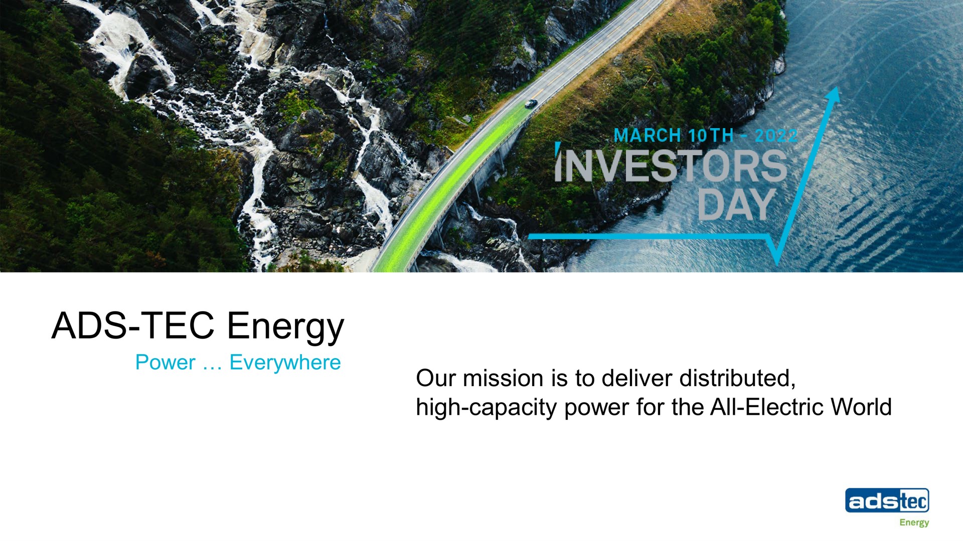 Ads Tec Energy — ADS-TEC Energy investment banking deck slide