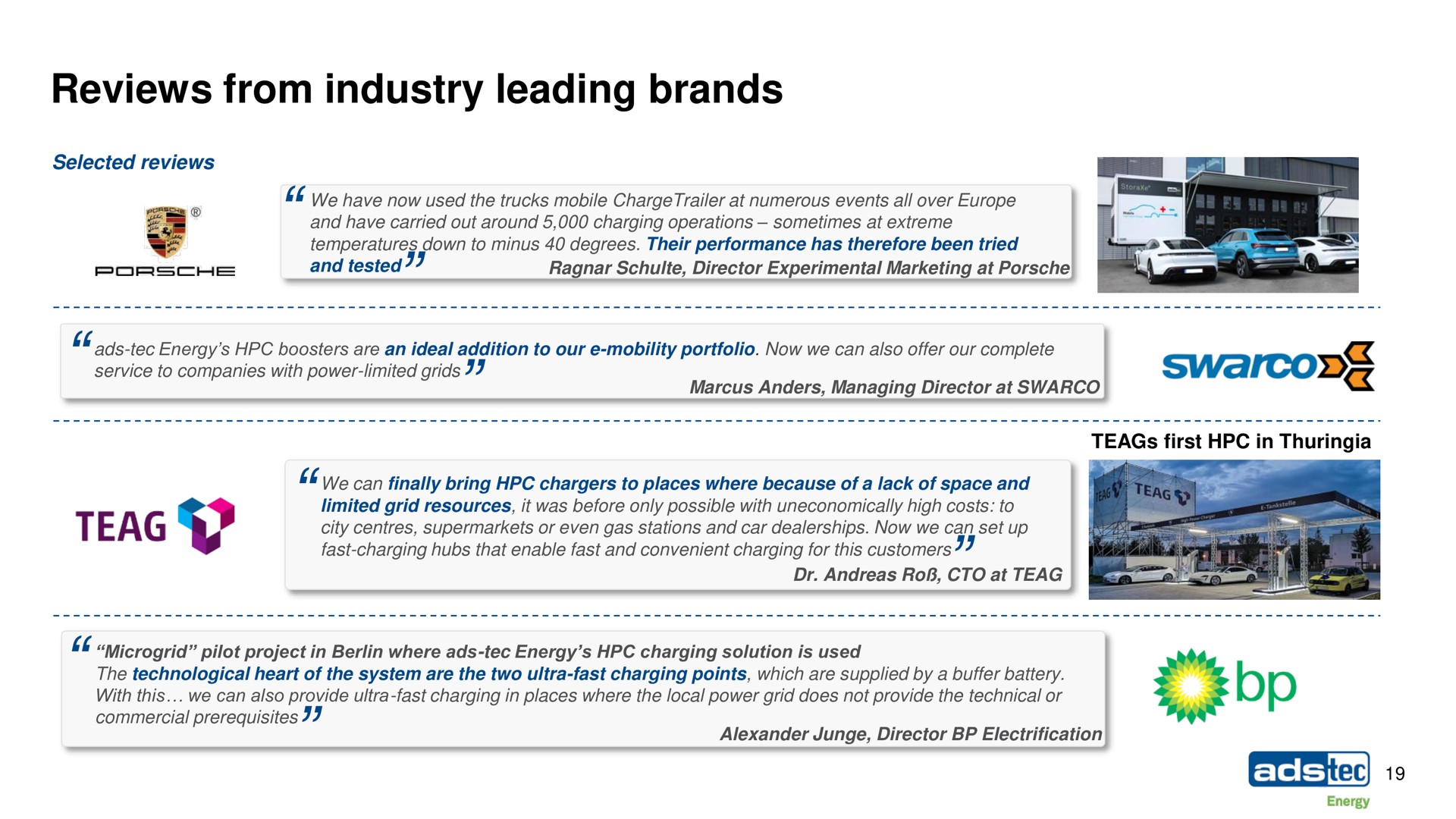 Case Study slide 19 from Ads Tec Energy — ads-tec Energy
