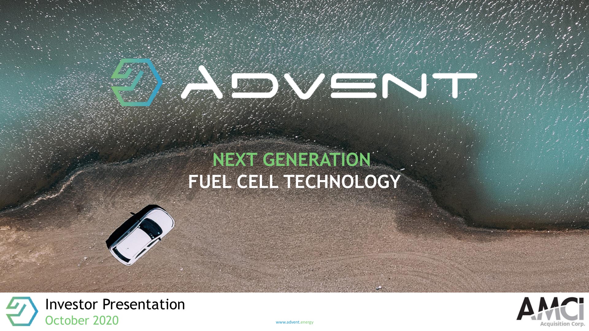 Advent — Next Generation Fuel Cell Technology investment banking deck slide