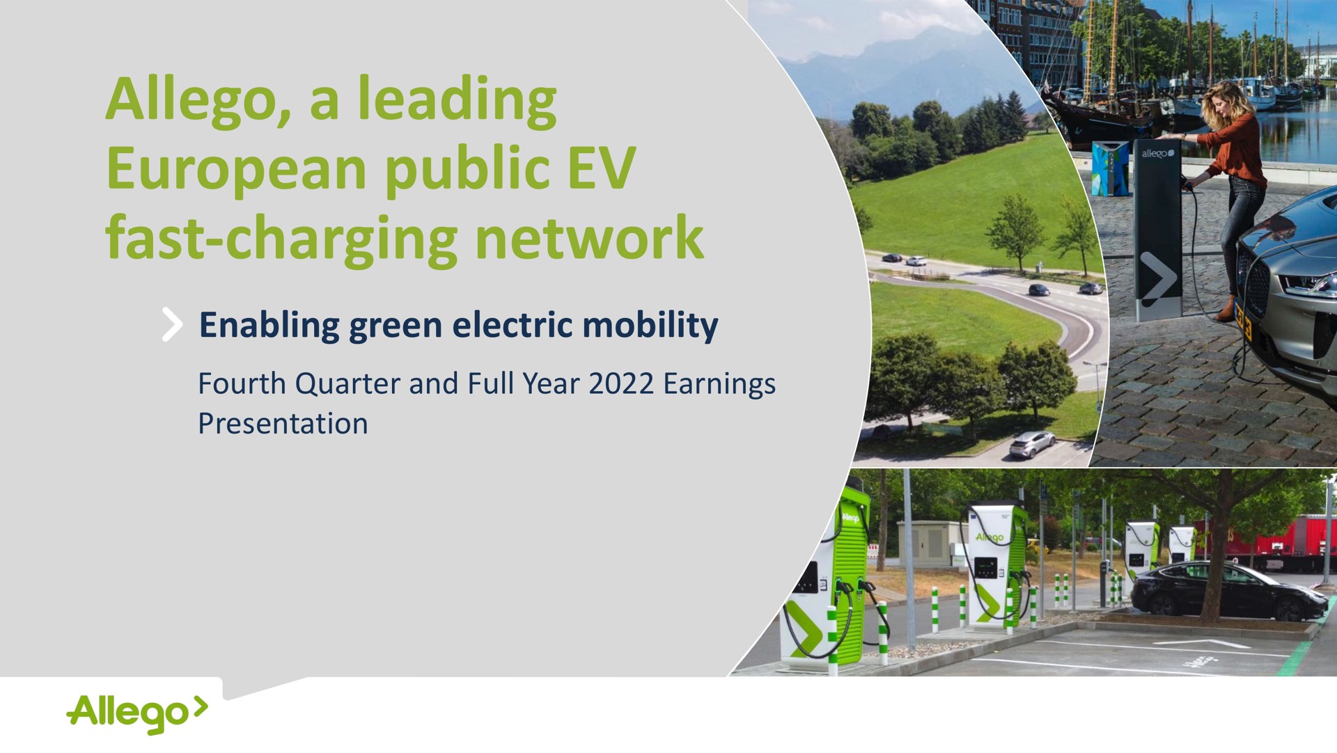 Allego — Allego, a leading European public EV fast-charging network investment banking deck slide