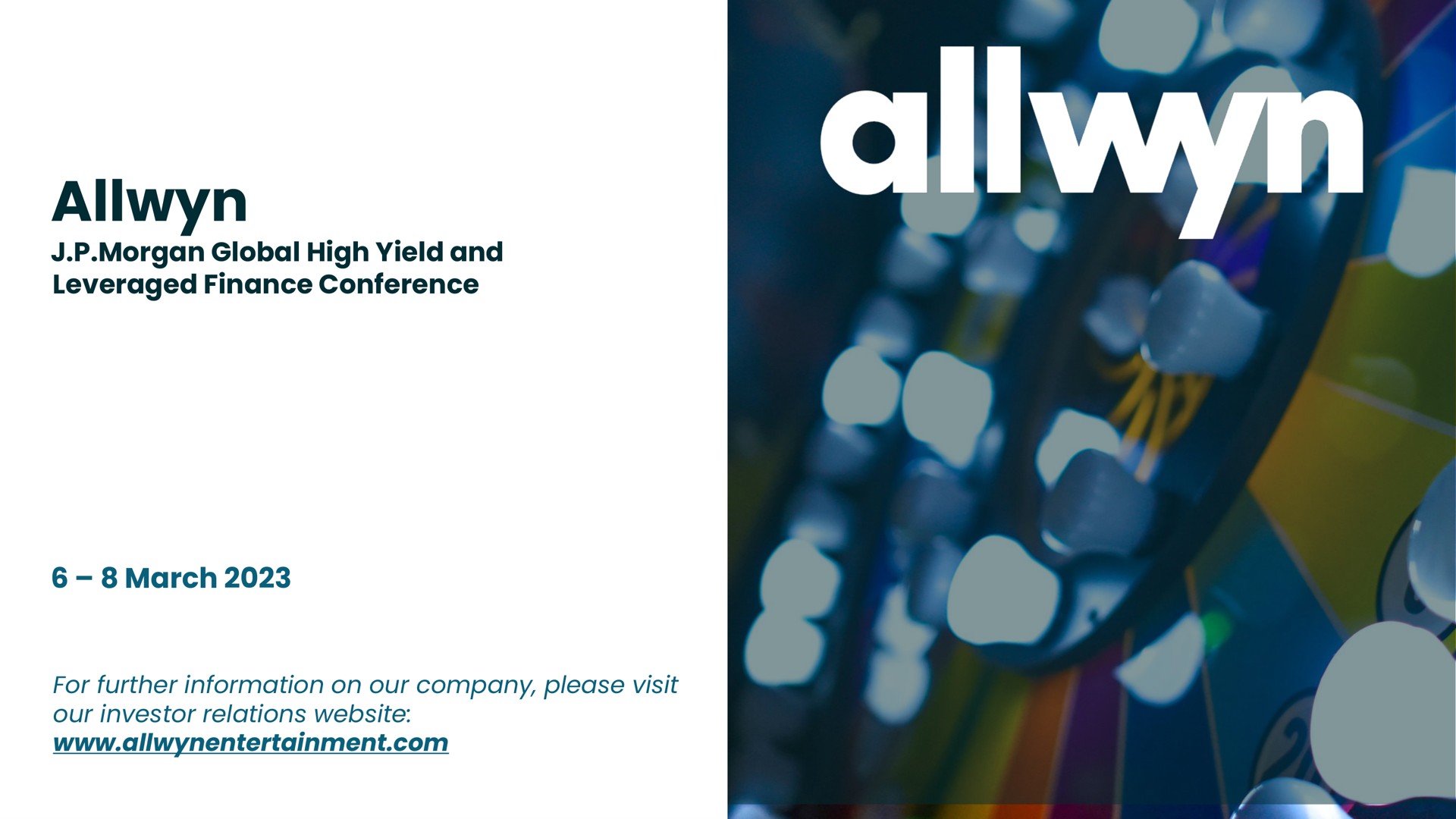Allwyn investment banking deck slide