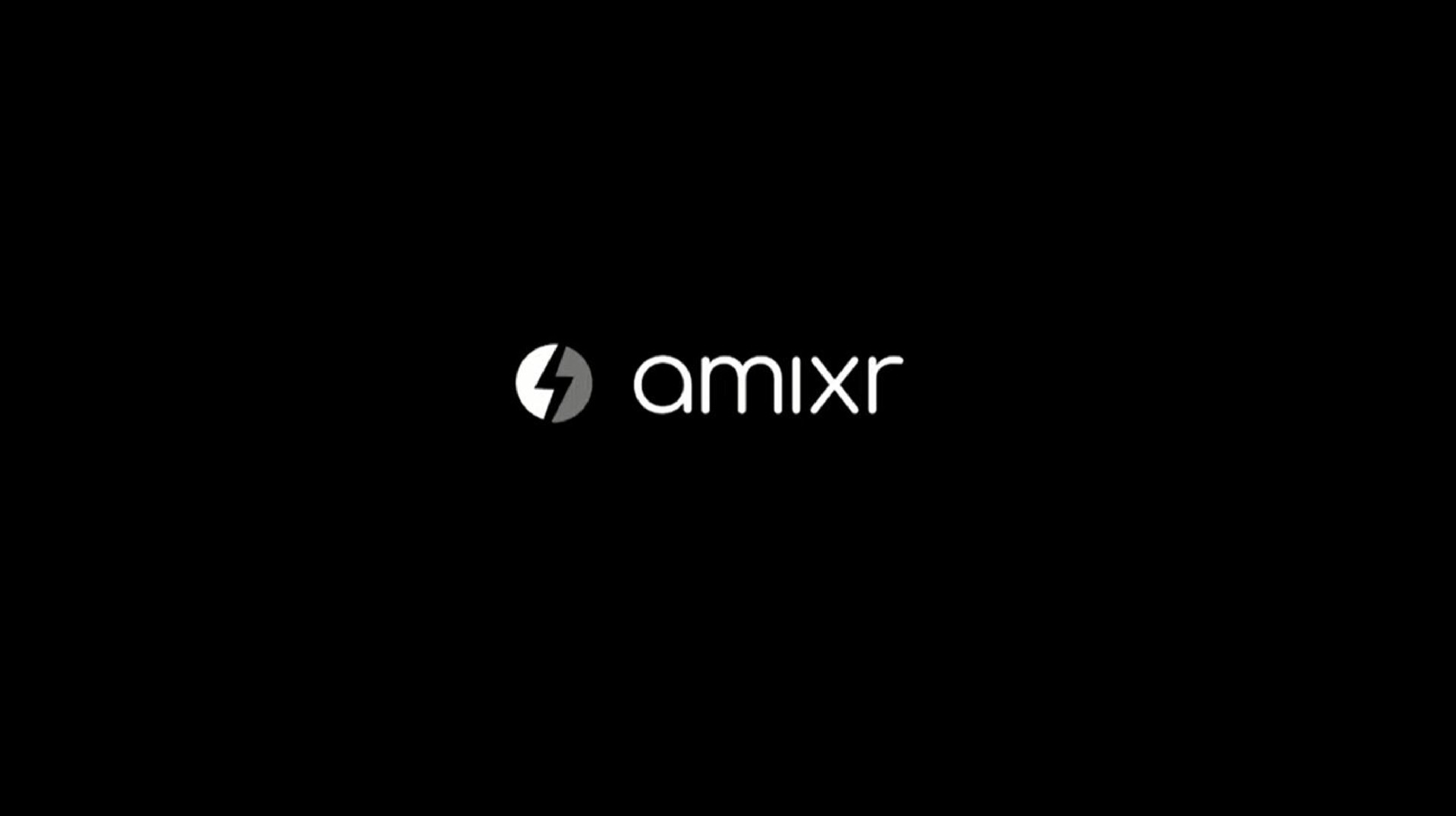 Amixr — cover slide investment banking deck slide