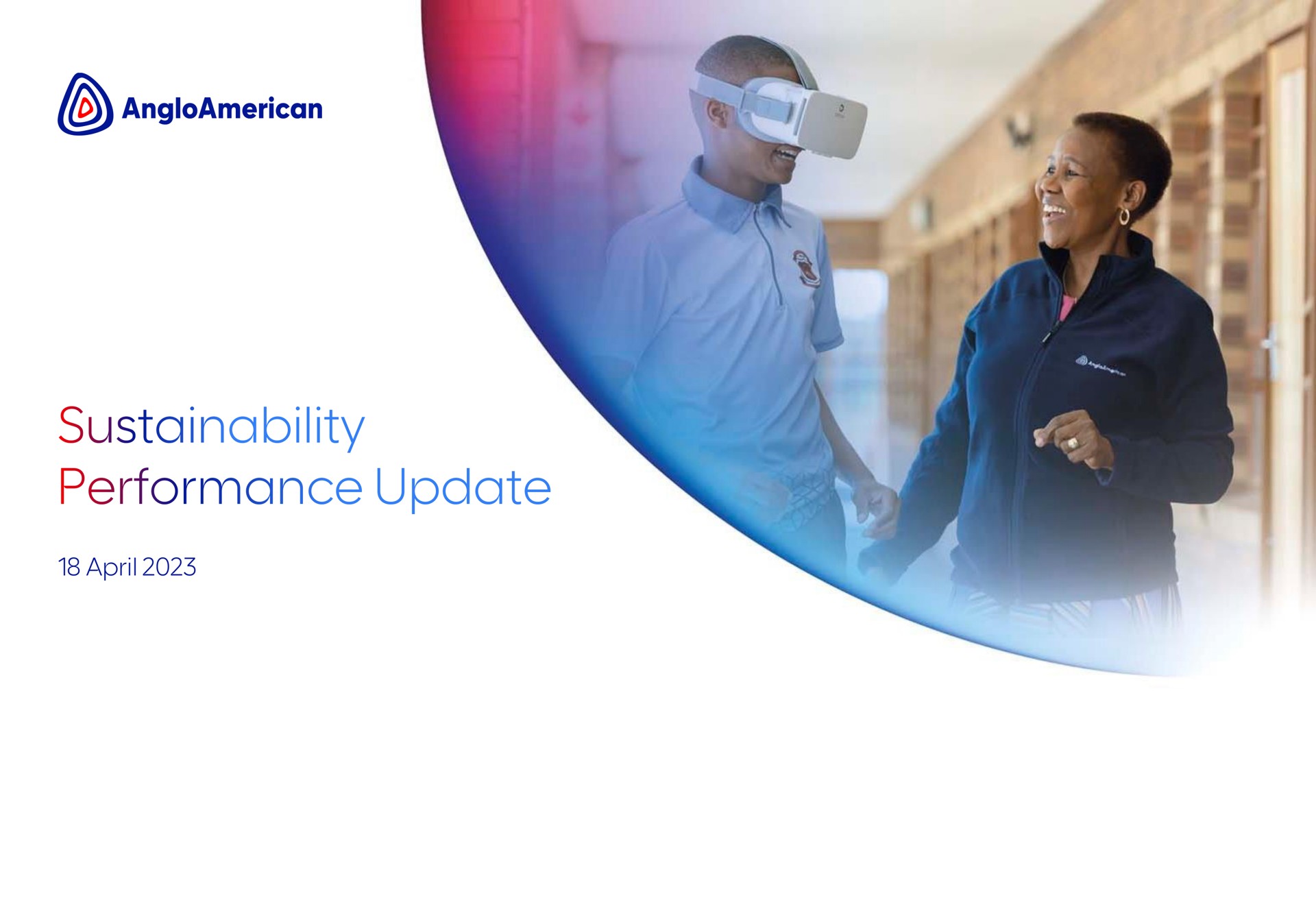 Anglo American — Sustainability Performance Update investment banking deck slide