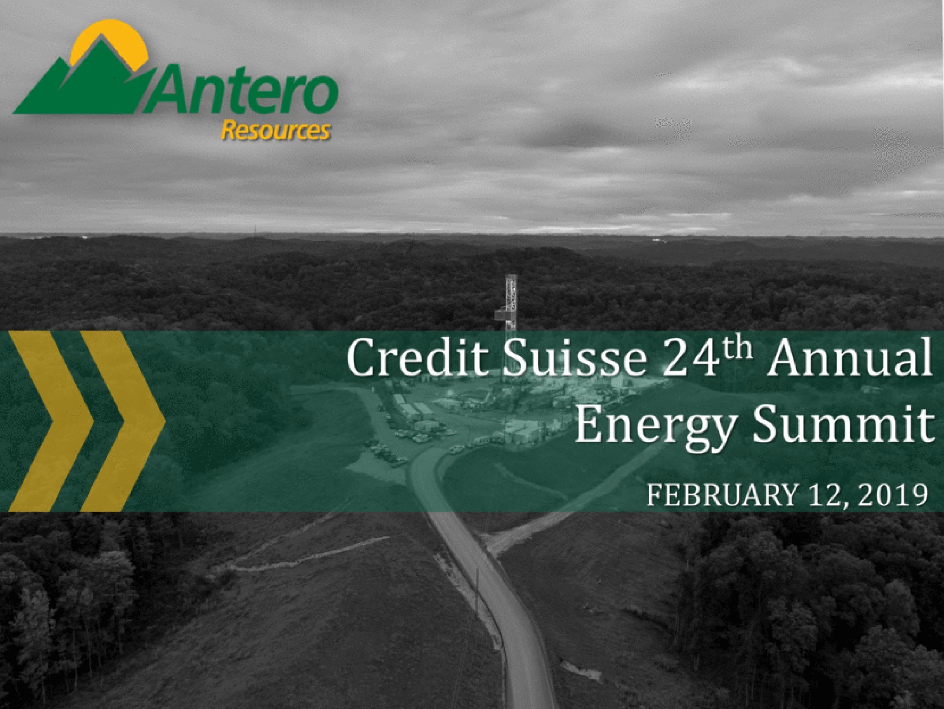 Antero Midstream Partners — Credit Suisse 24th Annual Energy Summit investment banking deck slide