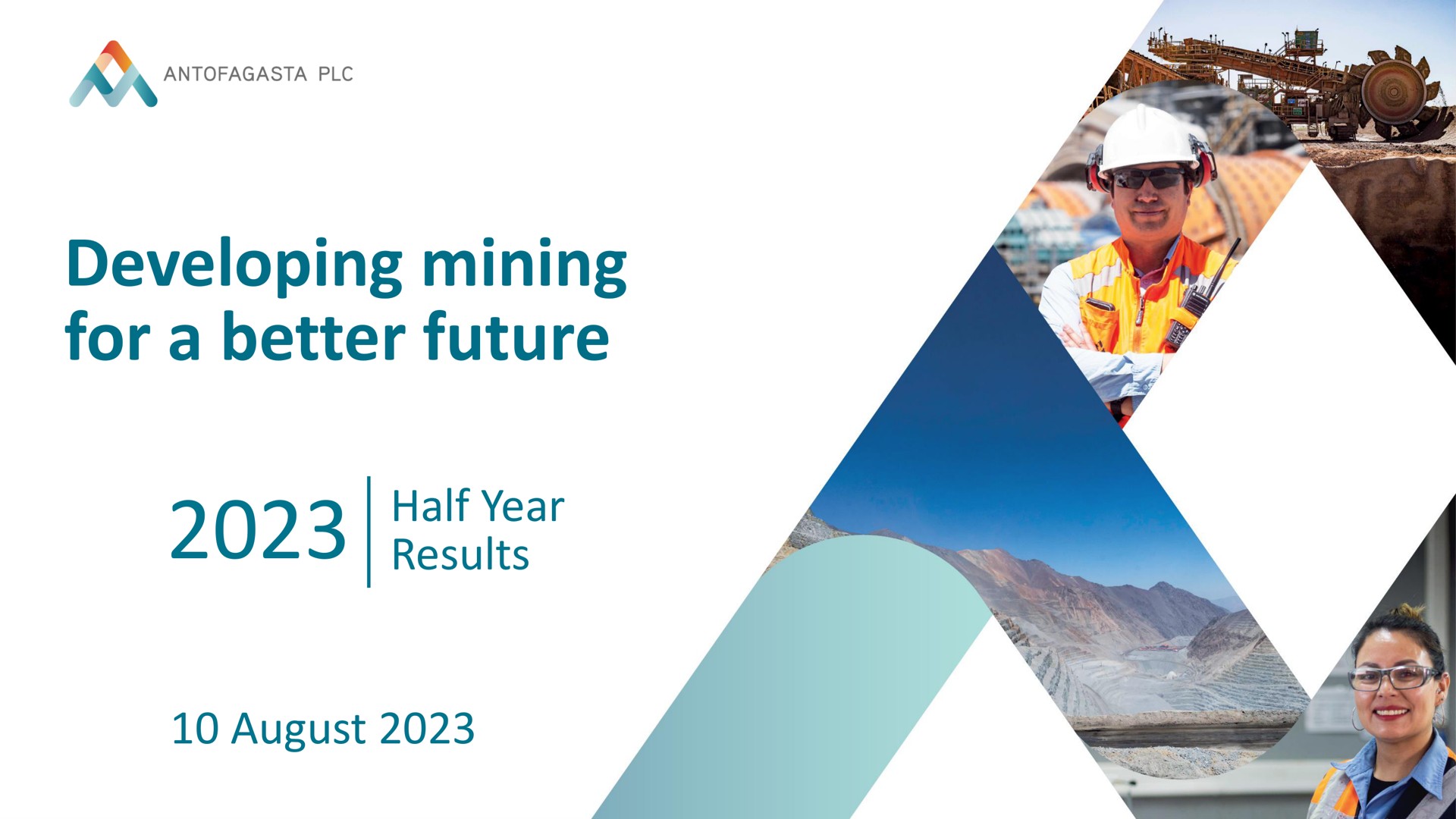 Antofagasta — Developing mining for a better future investment banking deck slide