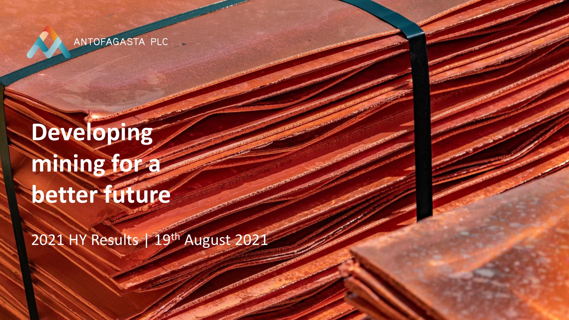 Antofagasta — Developing mining for a better future investment banking deck slide