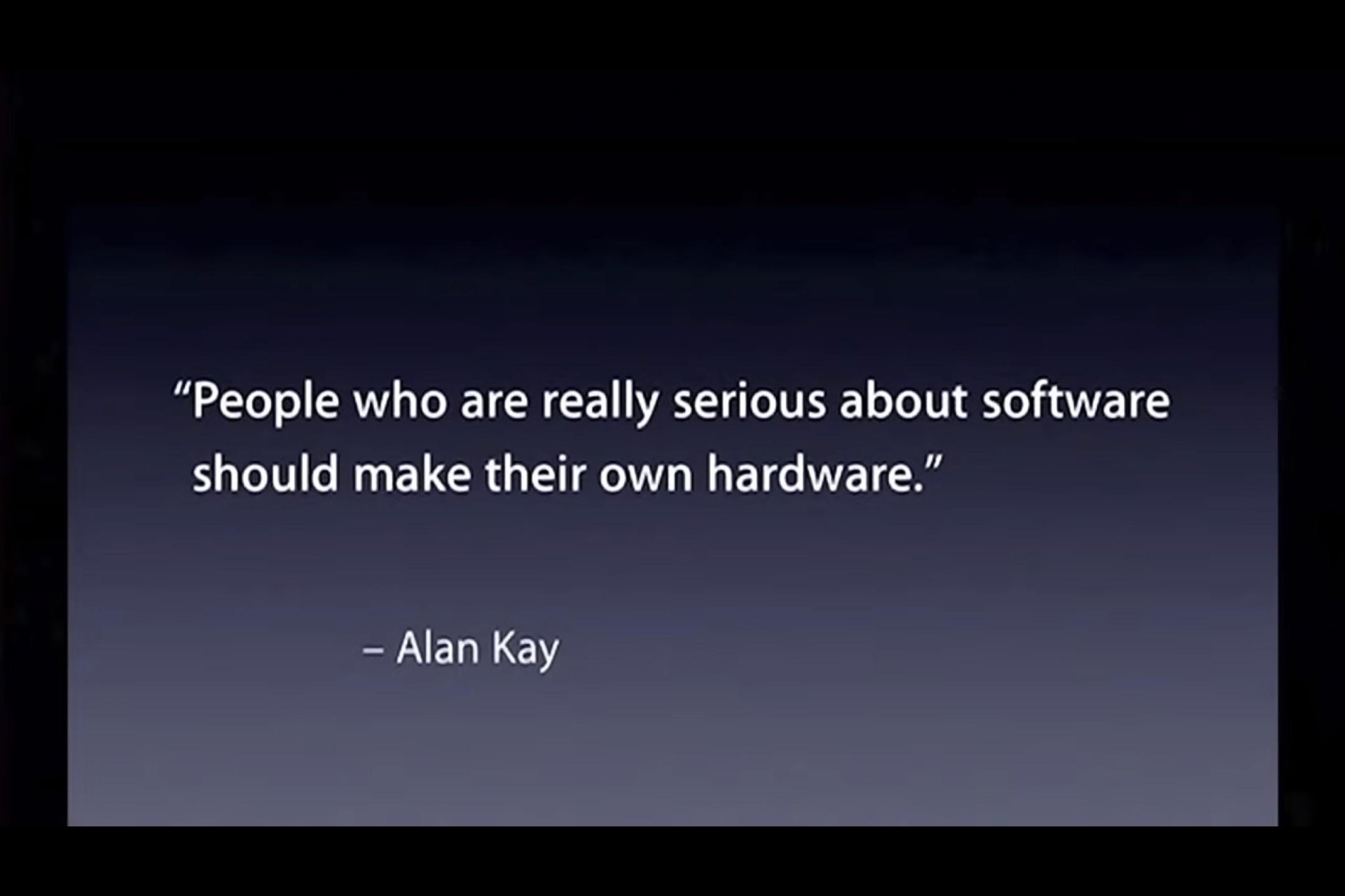 Quote slide 36 from Apple — cover