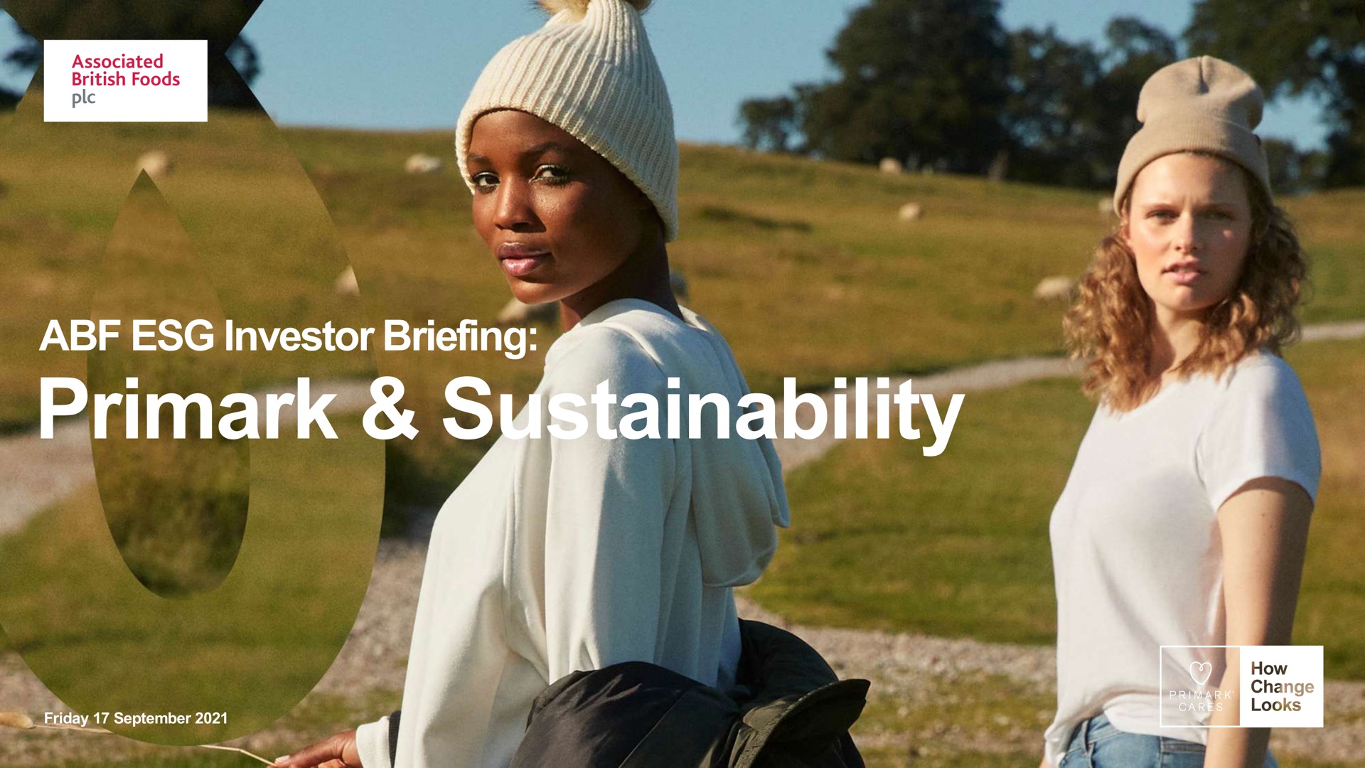 Associated British Foods — ABF ESG Investor Briefing: Primark & Sustainability investment banking deck slide