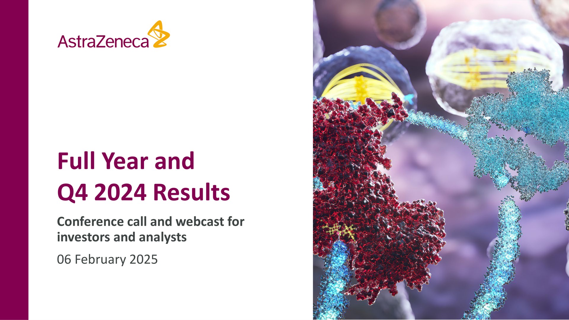 Astrazeneca — Full Year and Q4 2024 Results investment banking deck slide