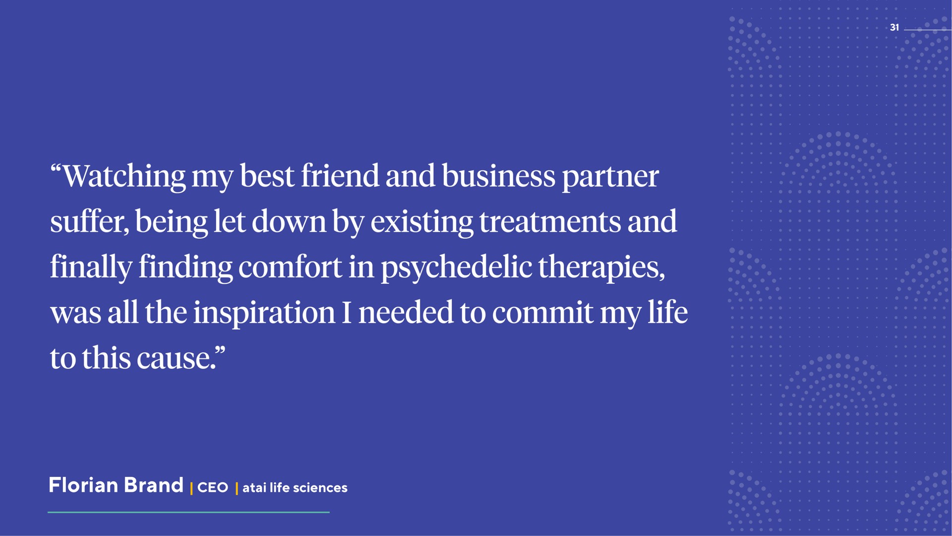 Quote slide 31 from Atai — Title Slide