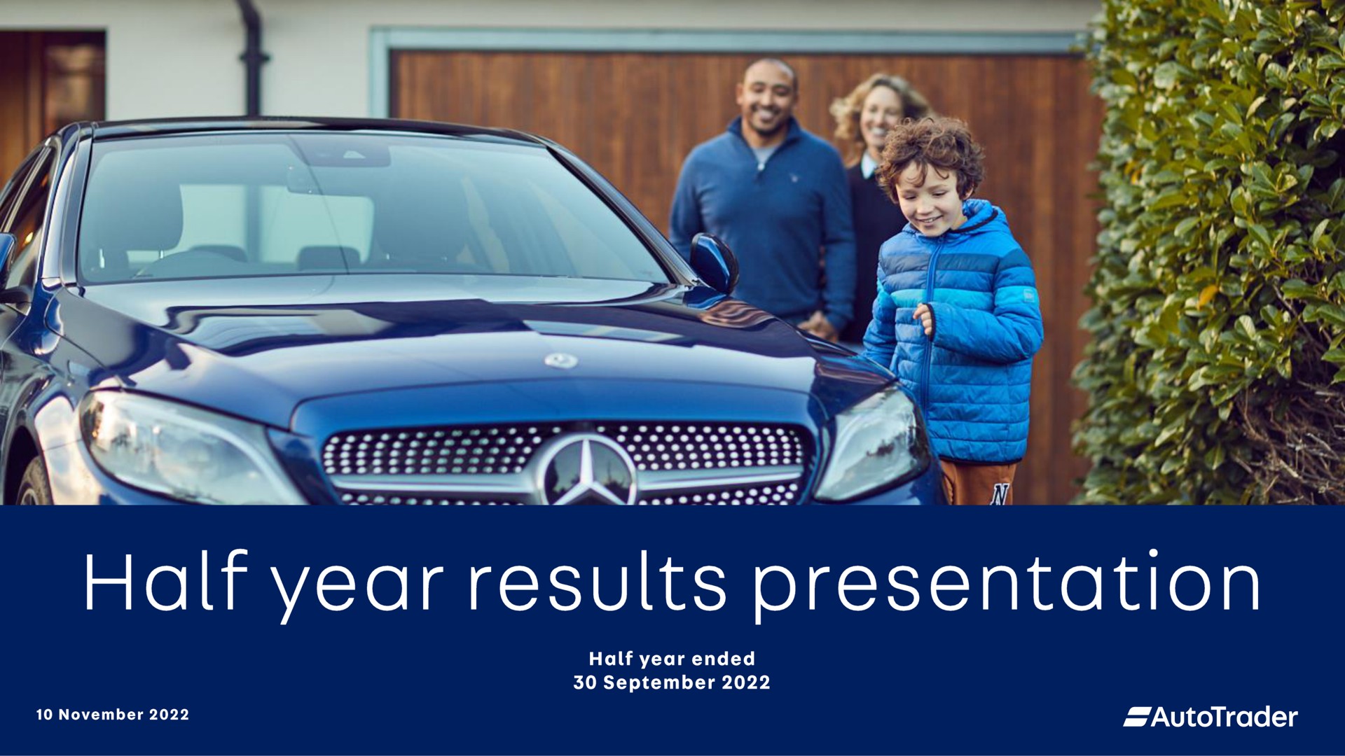 Auto Trader Group — Half year results presentation investment banking deck slide