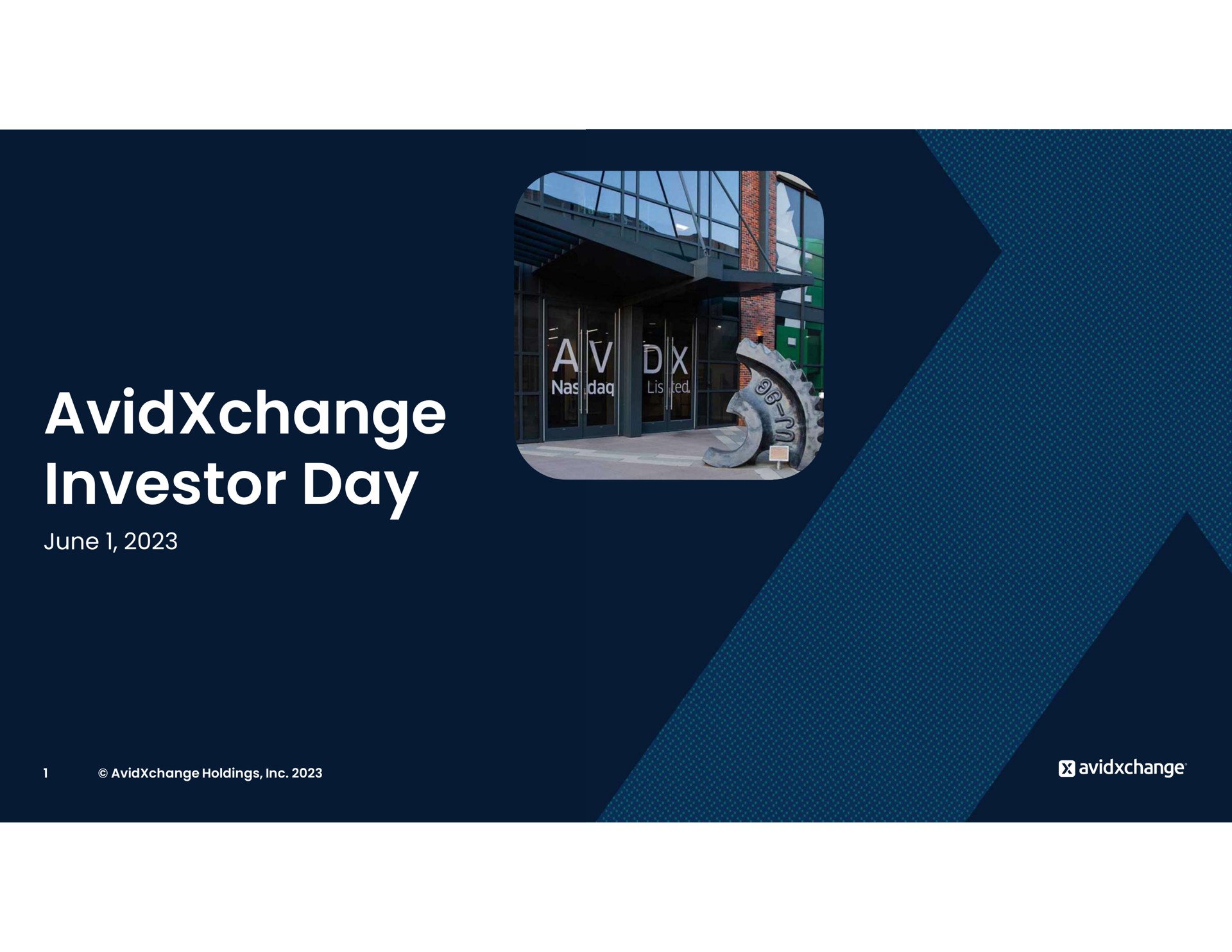 Avidxchange — AvidXchange Investor Day investment banking deck slide