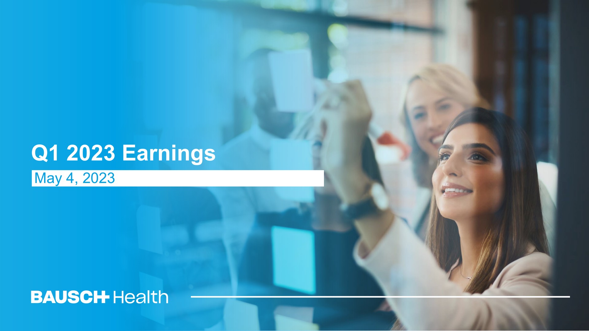 Bausch Health — Q1 2023 Earnings investment banking deck slide