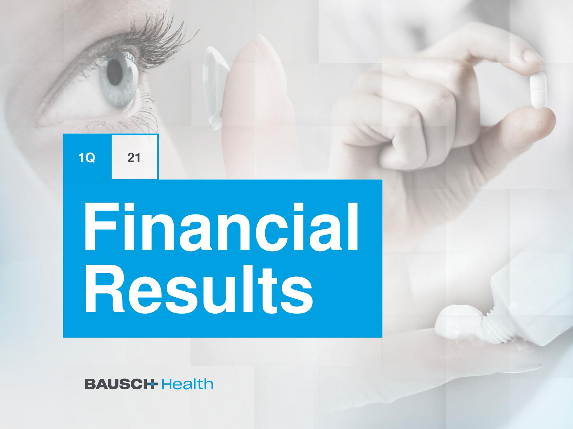 Bausch Health — Financial Results investment banking deck slide