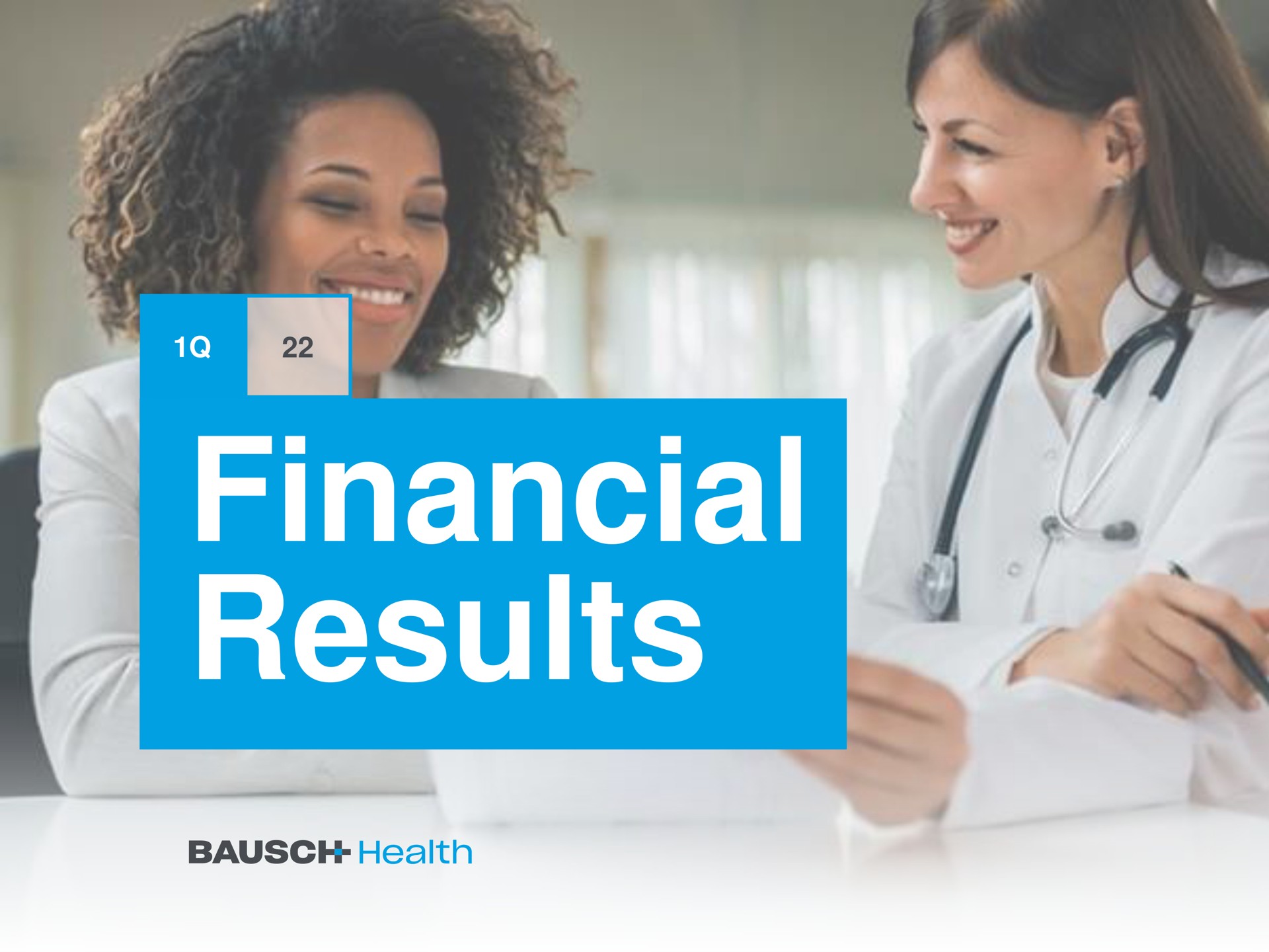 Bausch Health — Financial Results investment banking deck slide
