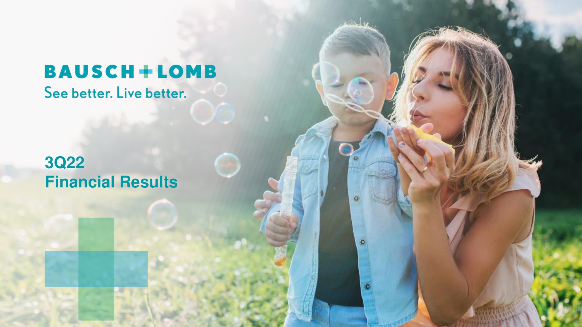 Bausch Lomb — 3Q22 Financial Results investment banking deck slide