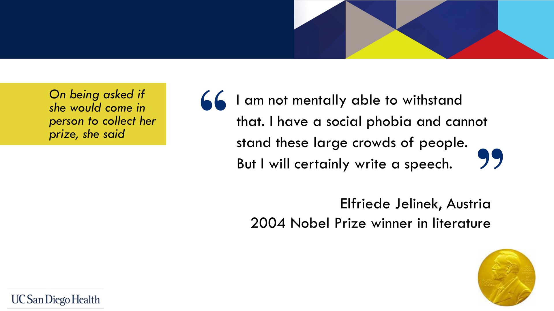 Quote slide 6 from Bionomics — Improving the Lives of Patients with Serious CNS Disorders