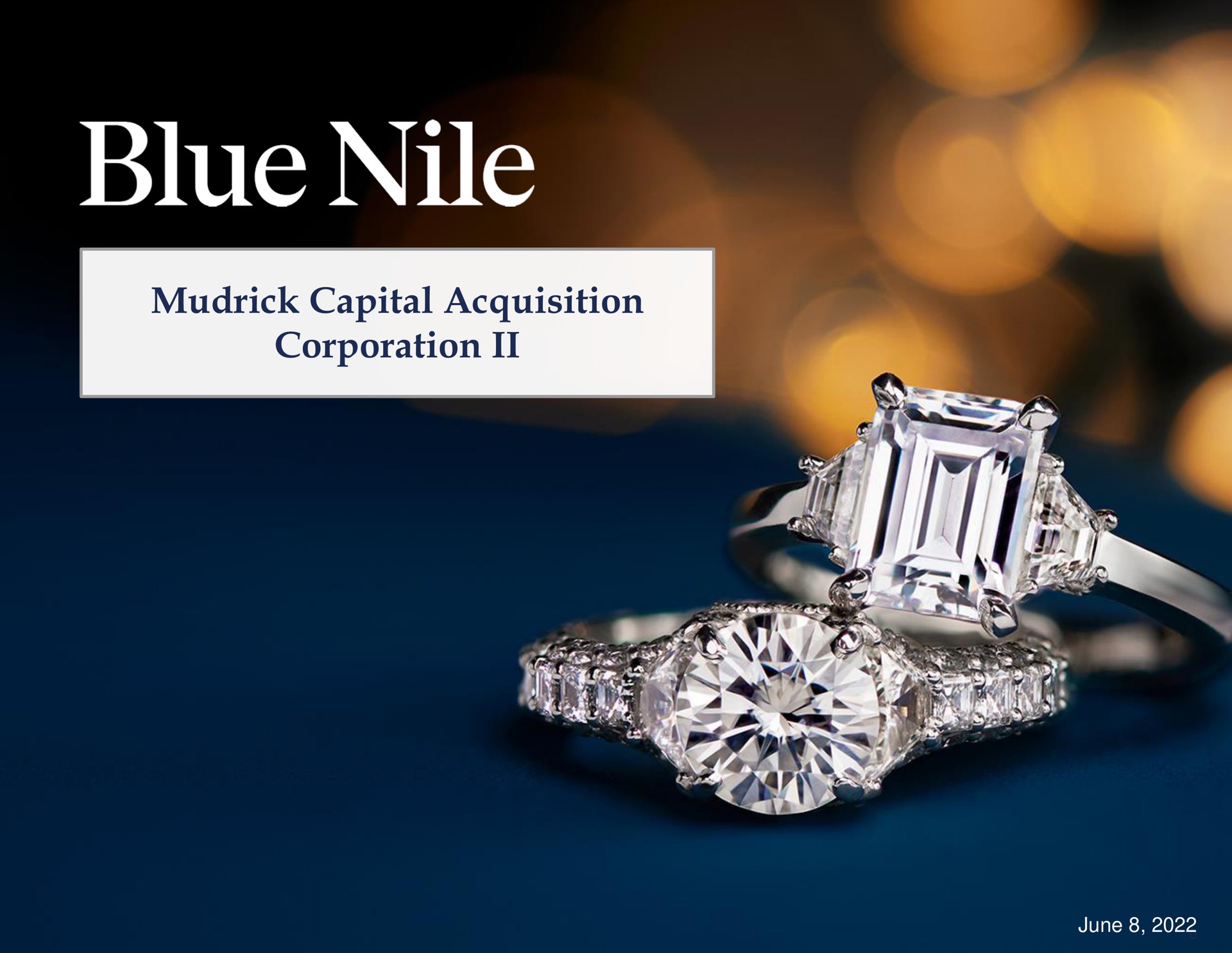 Blue Nile investment banking deck slide