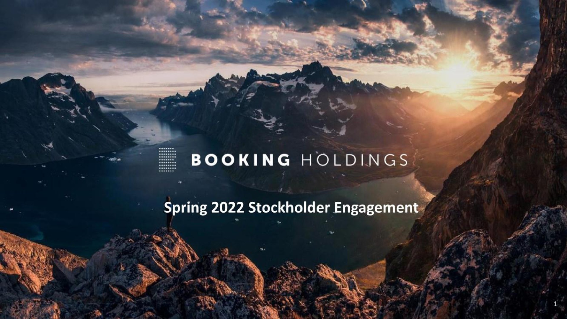 Booking Holdings investment banking deck slide