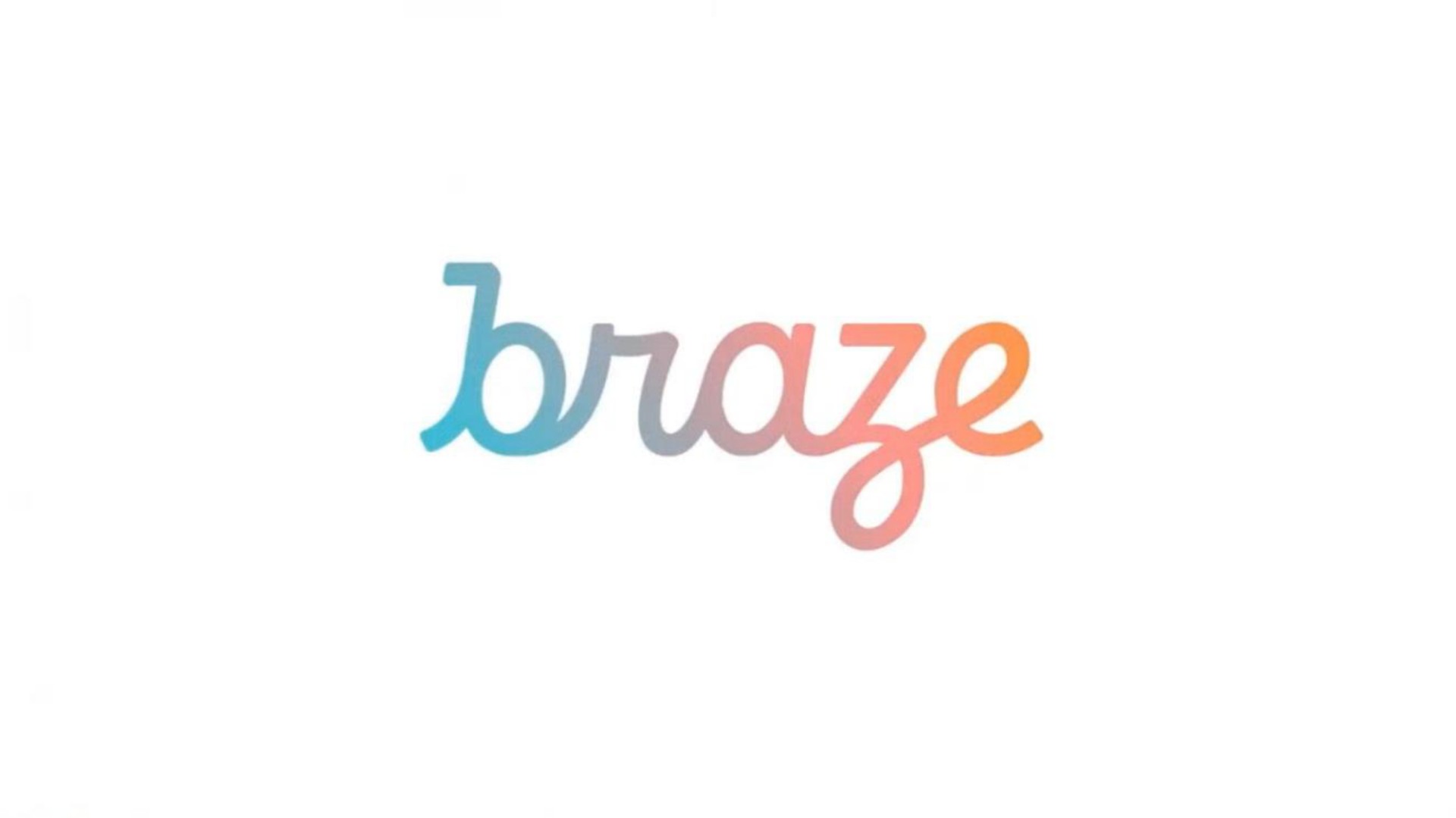Braze — cover slide investment banking deck slide