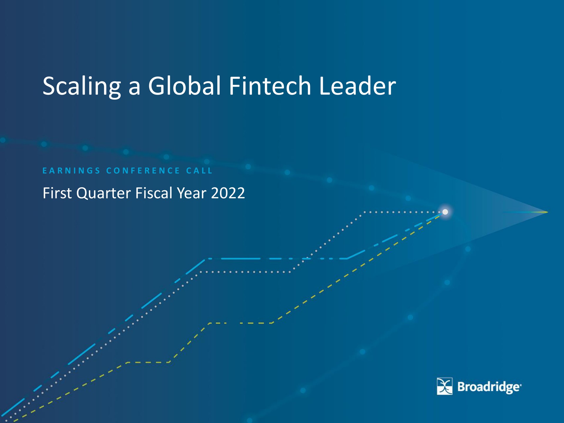 Broadridge Financial Solutions — Scaling a Global Fintech Leader investment banking deck slide
