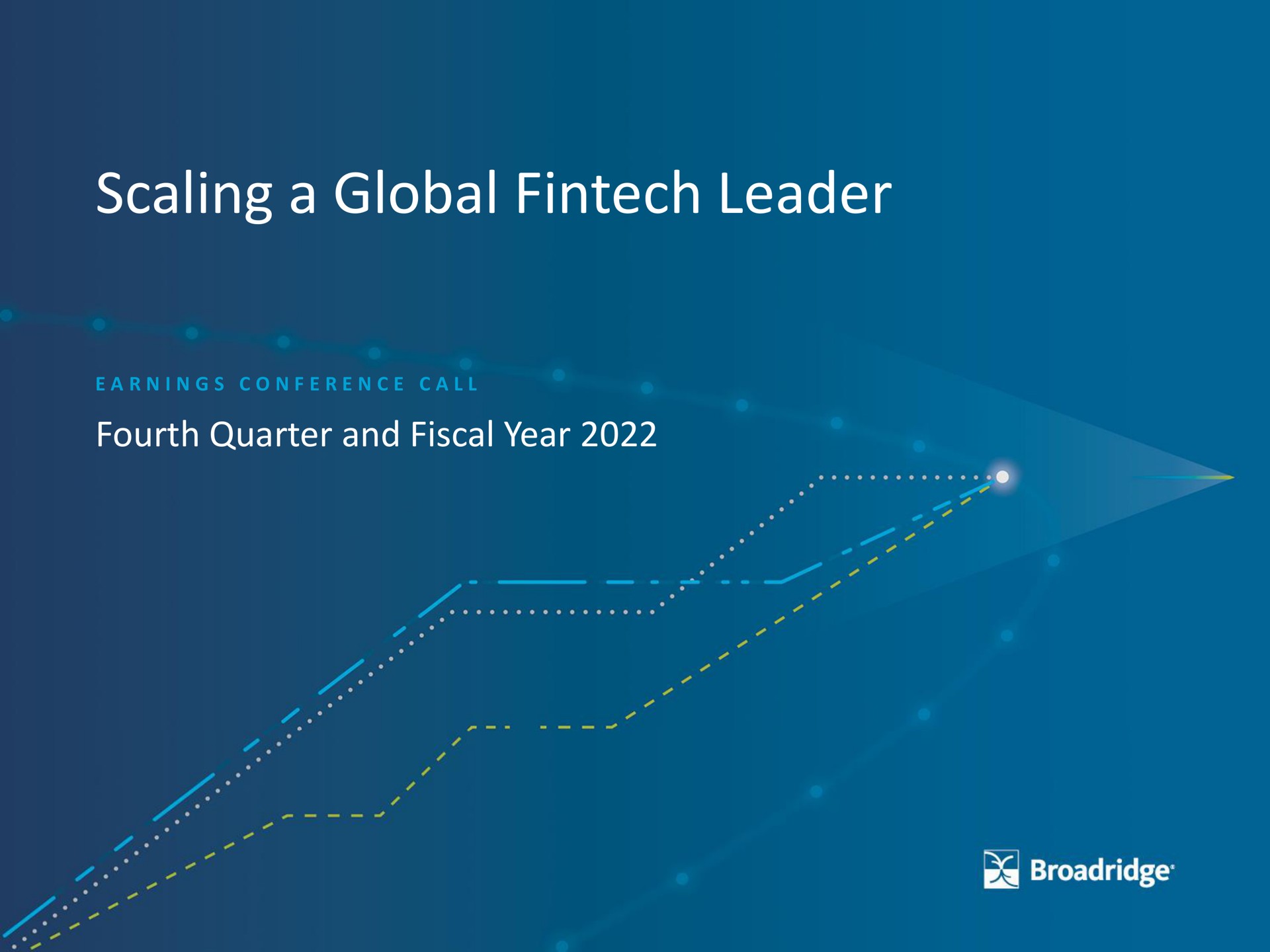 Broadridge Financial Solutions — Scaling a Global Fintech Leader investment banking deck slide