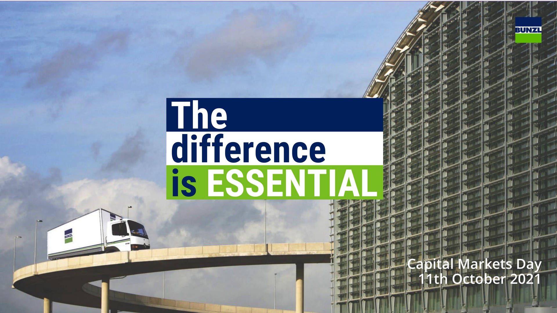 Bunzl — The difference is ESSENTIAL investment banking deck slide