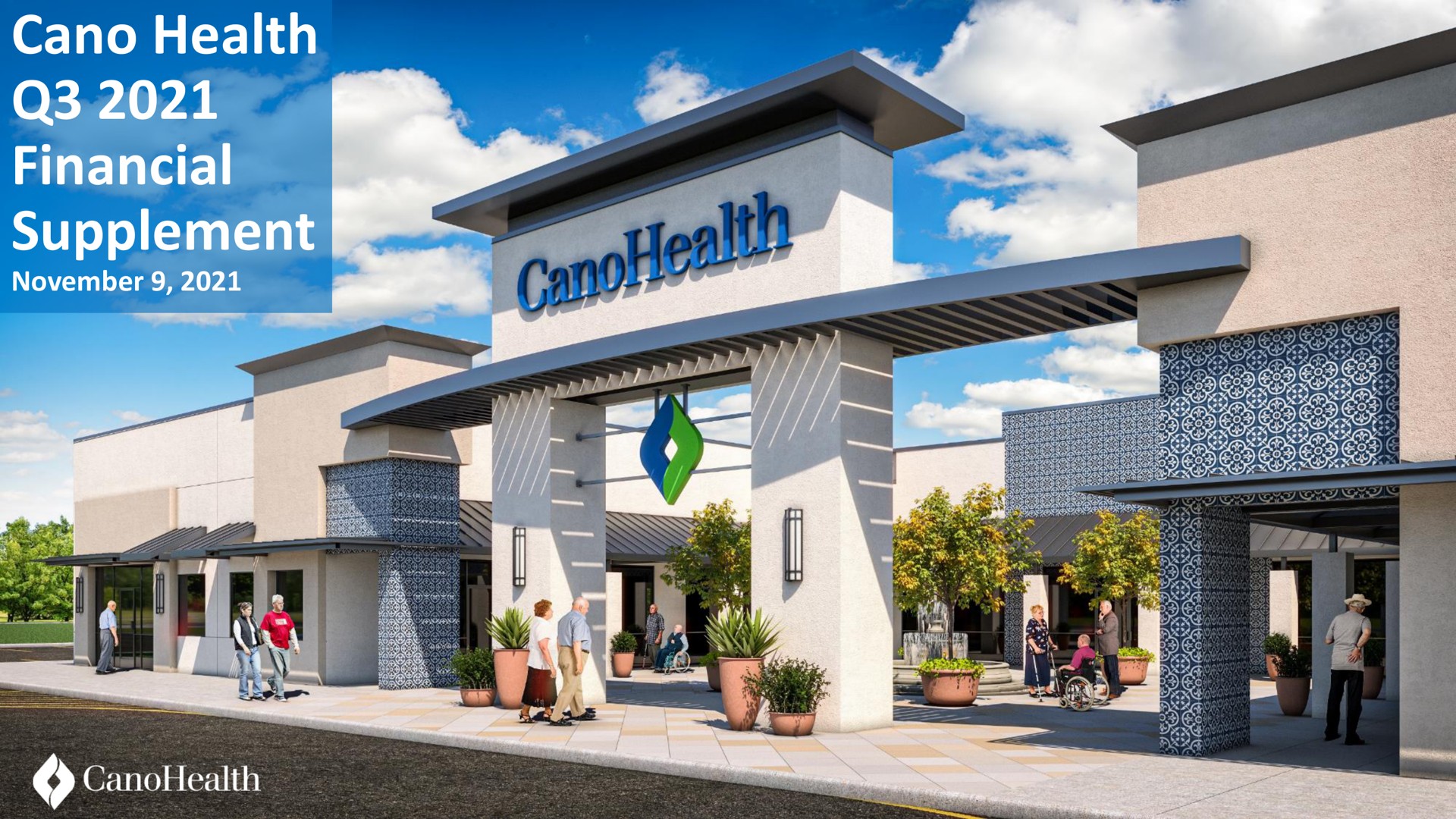 Cano Health — Cano Health Q3 2021 Financial Supplement investment banking deck slide