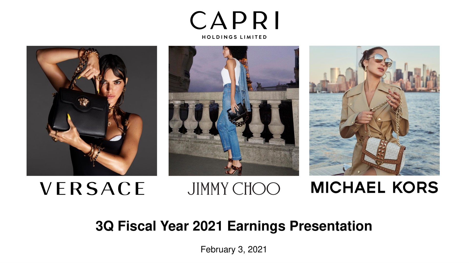 Capri Holdings — Capri Holdings Limited investment banking deck slide