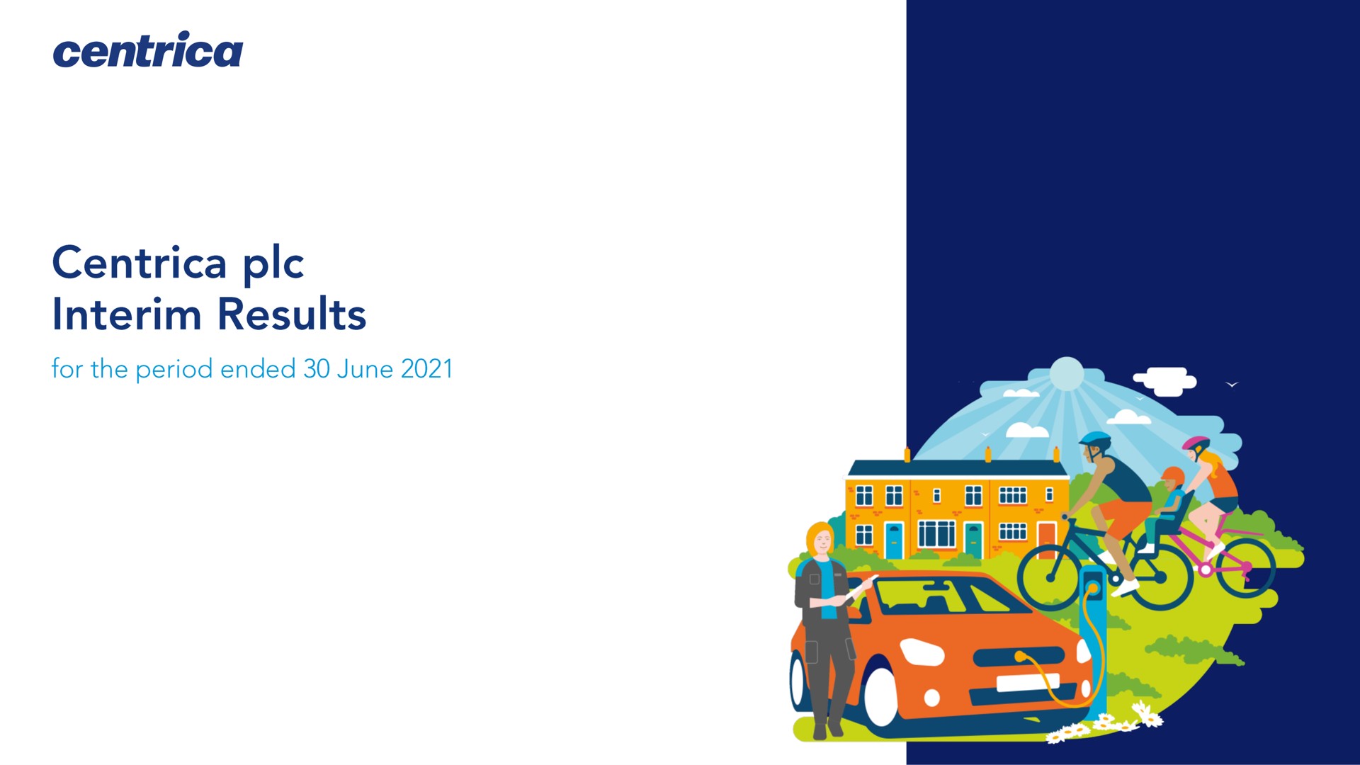 Centrica — Centrica plc Interim Results investment banking deck slide