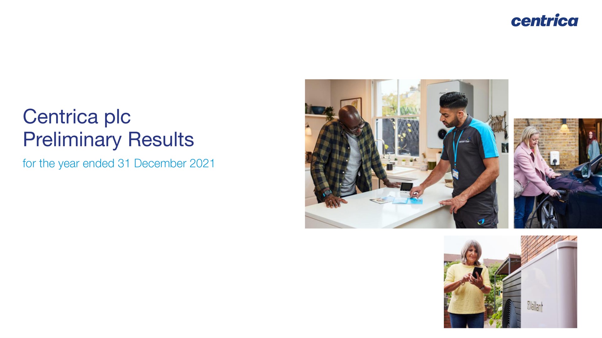 Centrica — Centrica plc Preliminary Results investment banking deck slide