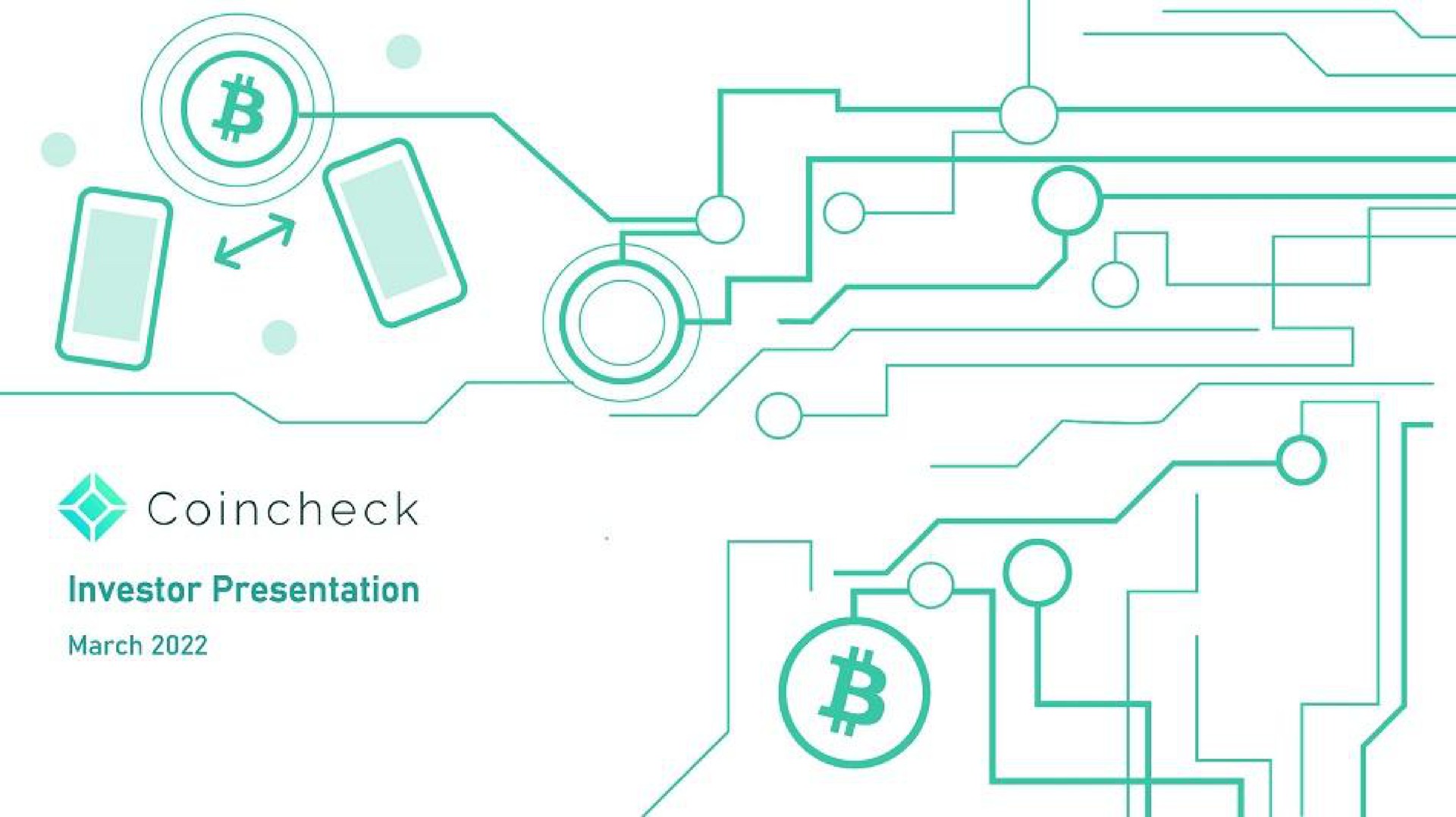 Coincheck investment banking deck slide