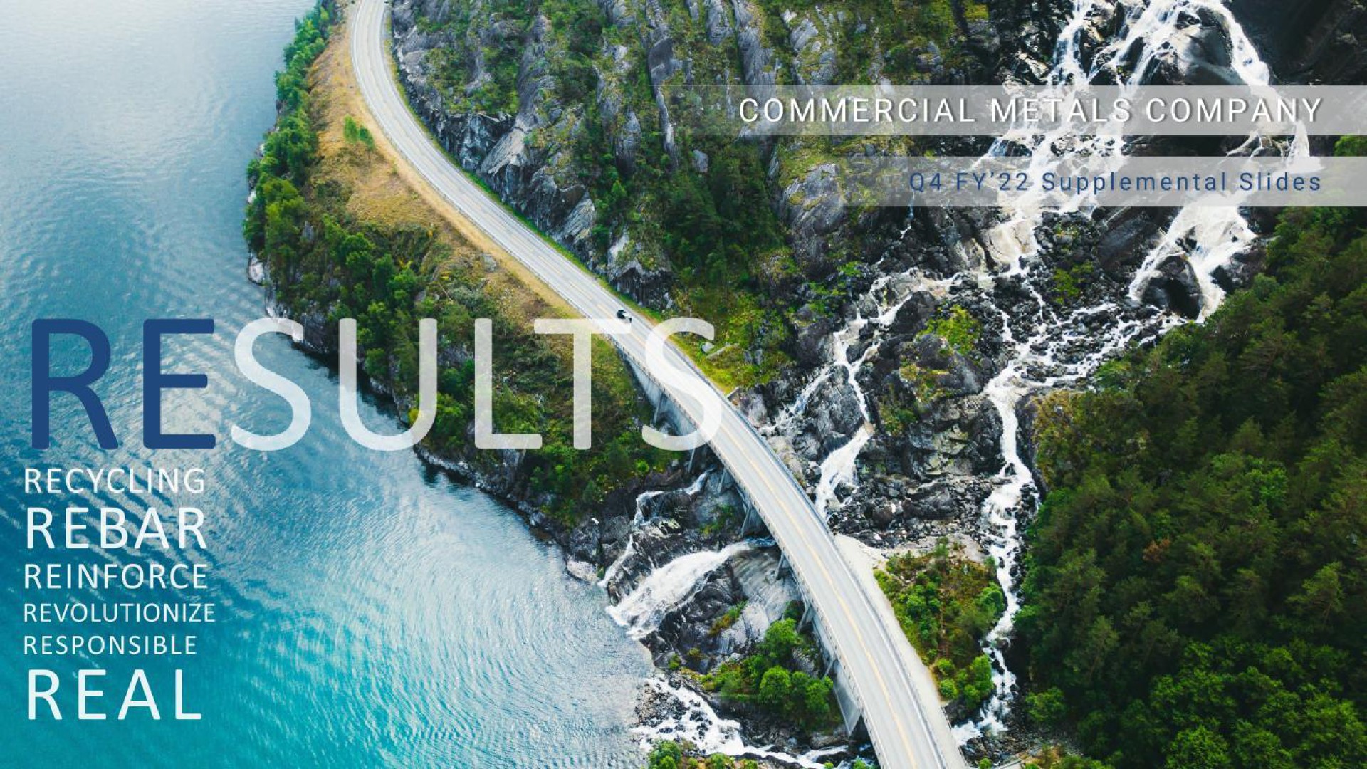 Commercial Metals Company — Results investment banking deck slide