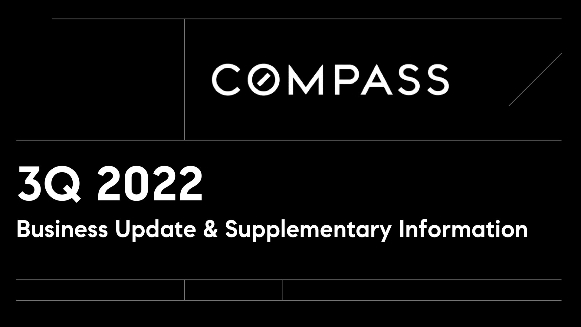 Compass investment banking deck slide