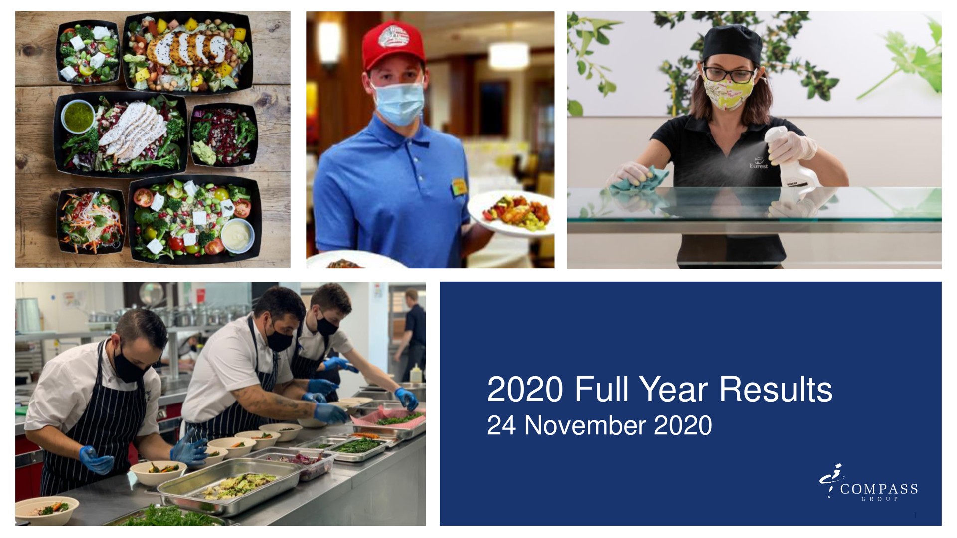 Compass Group — 2020 Full Year Results investment banking deck slide