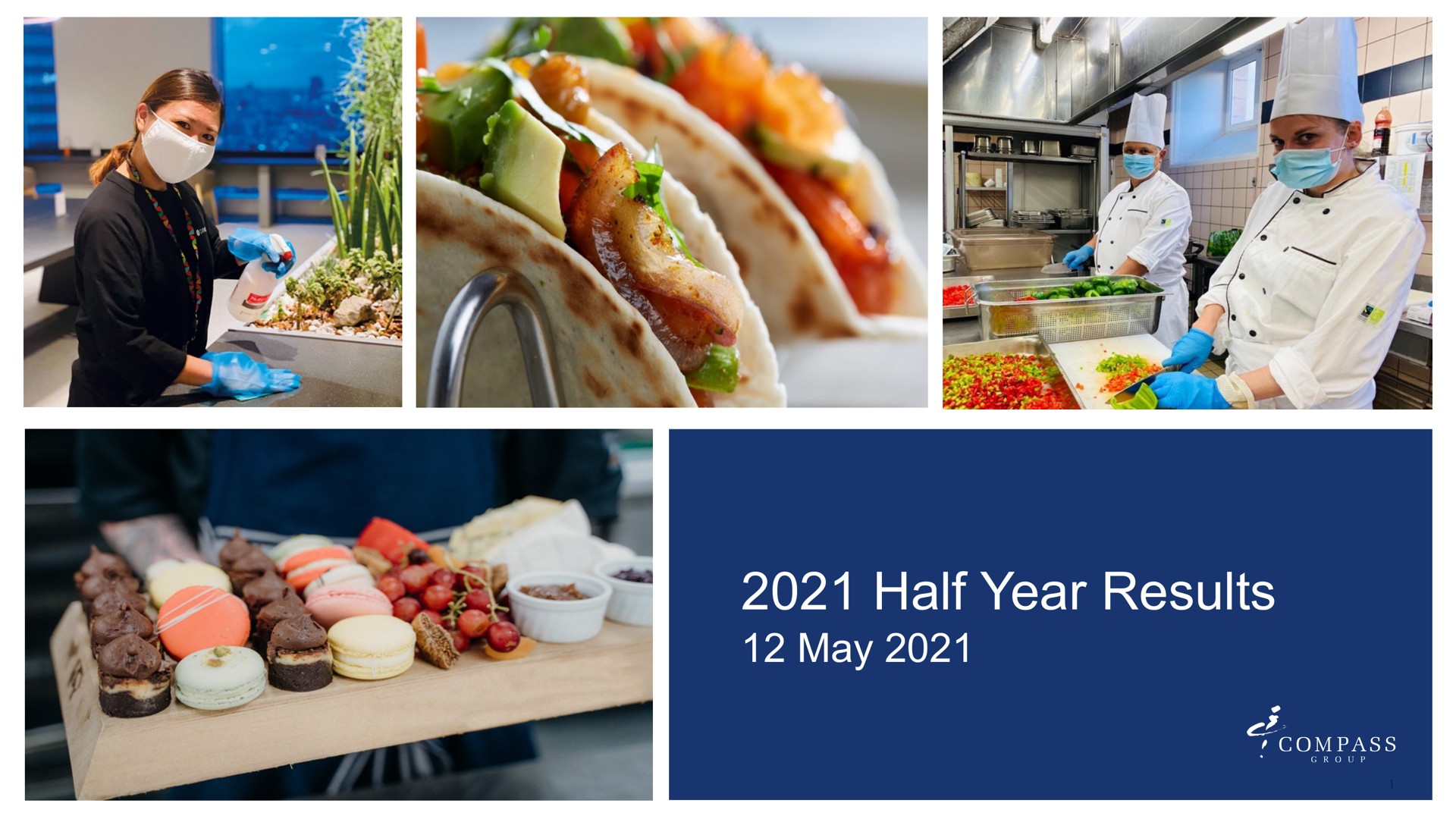 Compass Group — 2021 Half Year Results investment banking deck slide