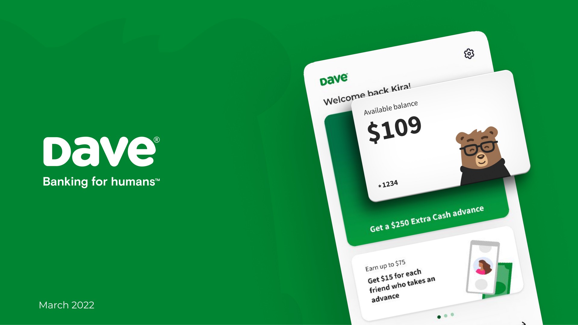 Dave — Cover Slide investment banking deck slide