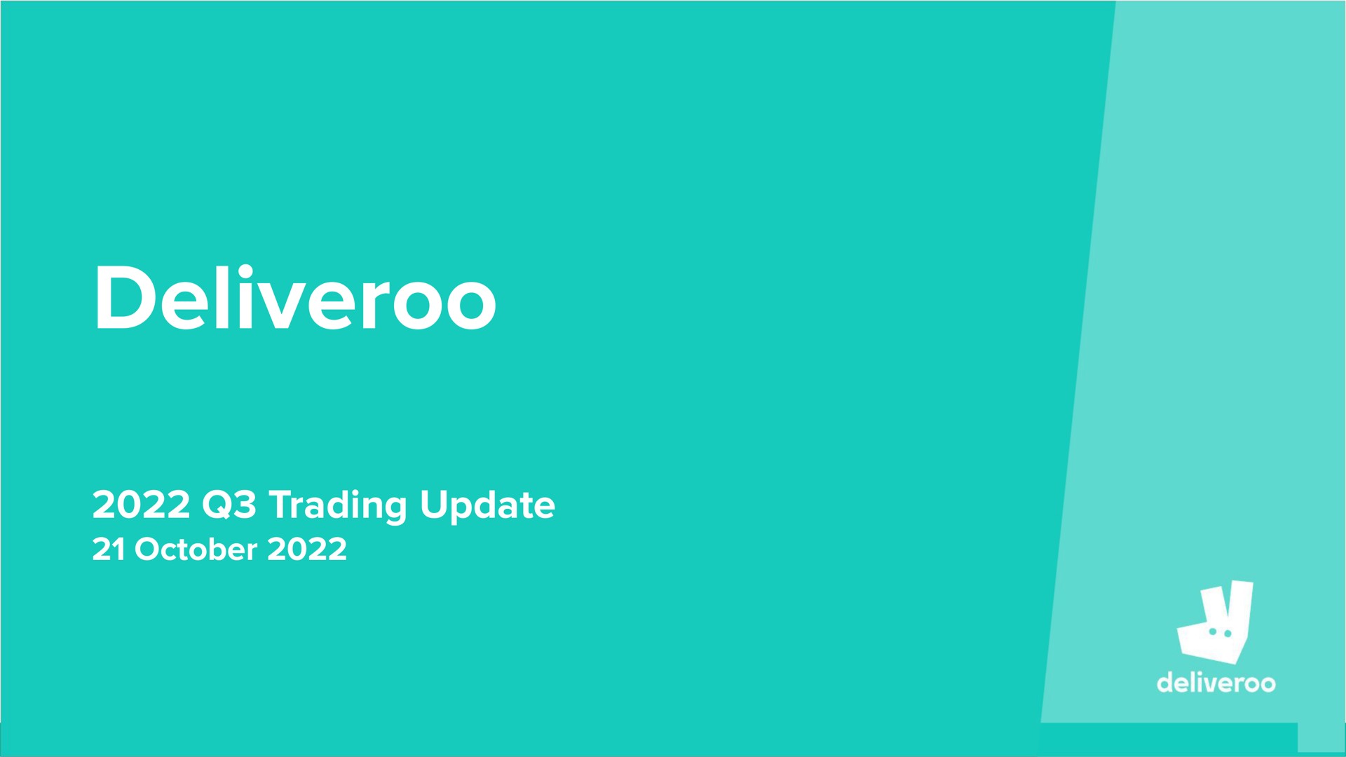 Deliveroo investment banking deck slide